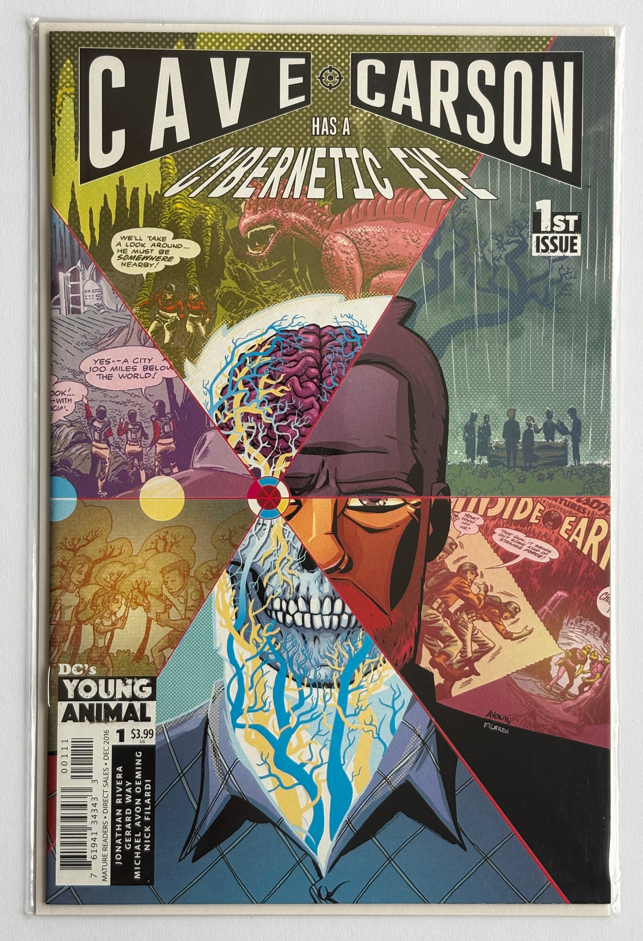 Cave Carson Has a Cybernetic Eye #1 - 1st Printing DC Comics Dec 2016 VF/NM 9.0