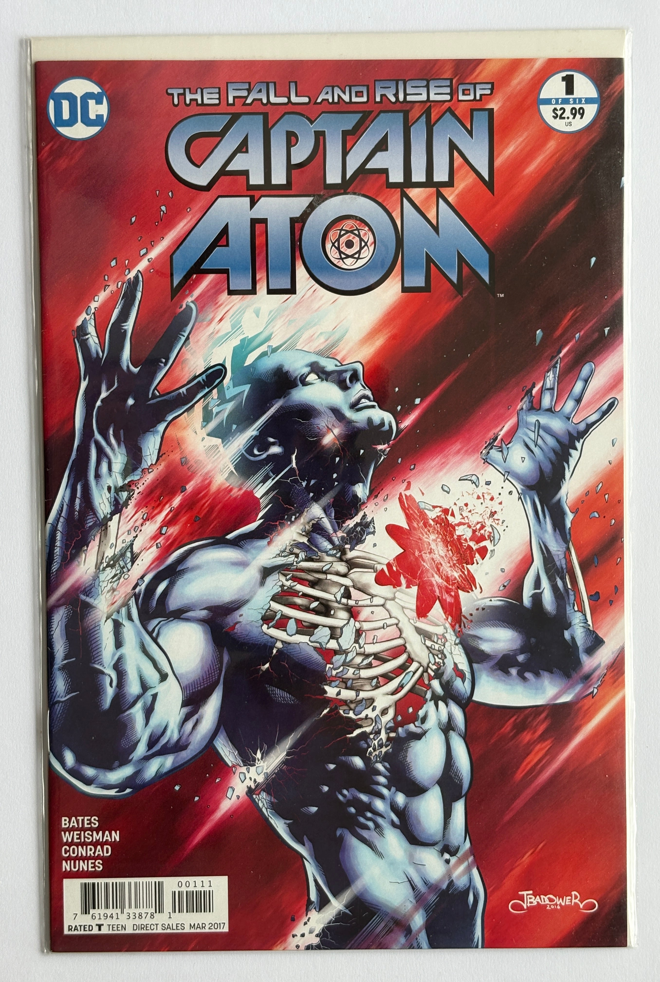 The Fall and Rise of Captain Atom #1 - 1st Printing DC Comics March 2017 VF+ 8.5