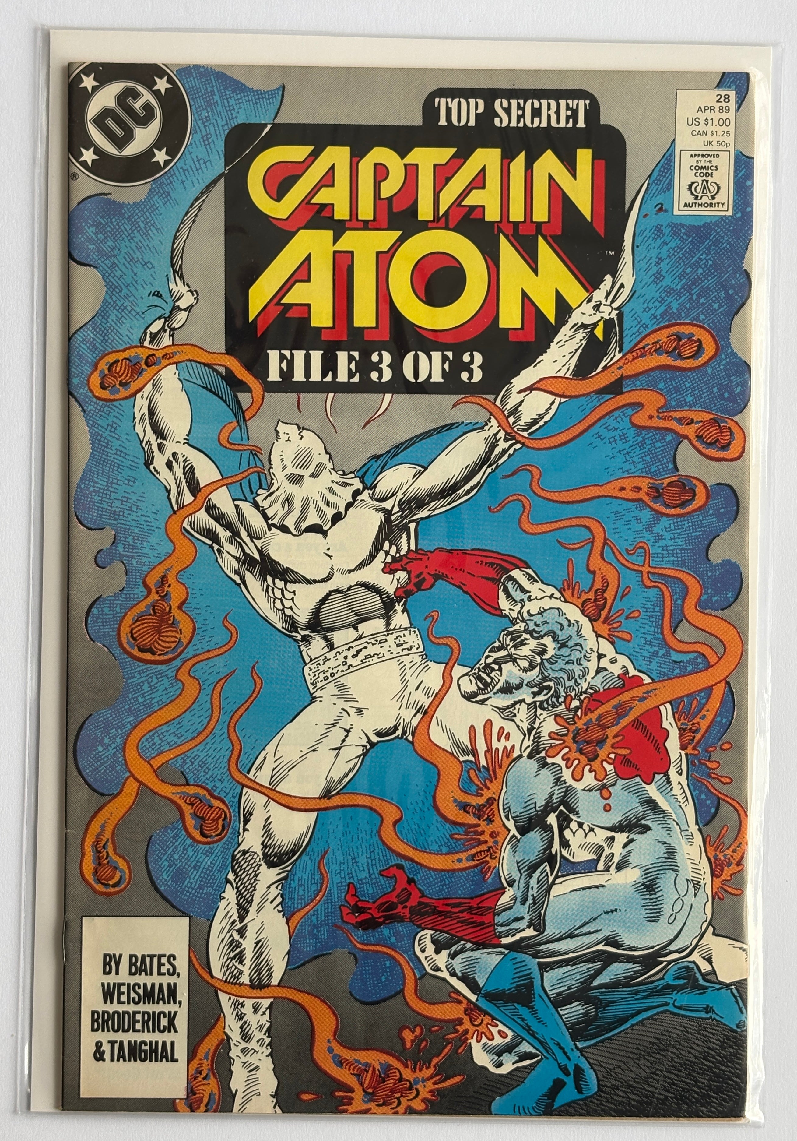 Captain Atom #28 - File 3 of 3 DC Comics April 1989 VF- 7.5