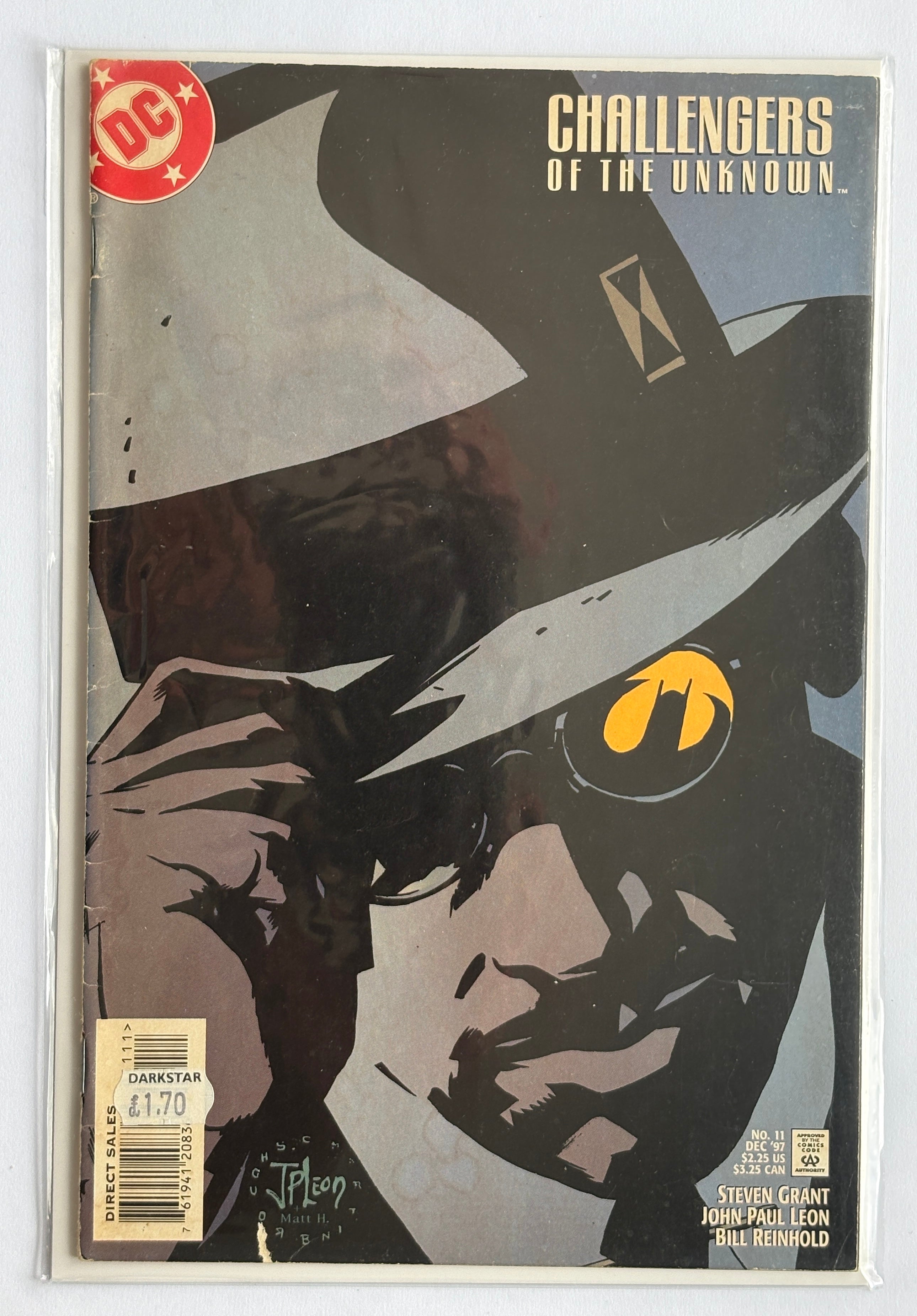 Challengers of the Unknown #11 - DC Comics December 1997 VG 4.0