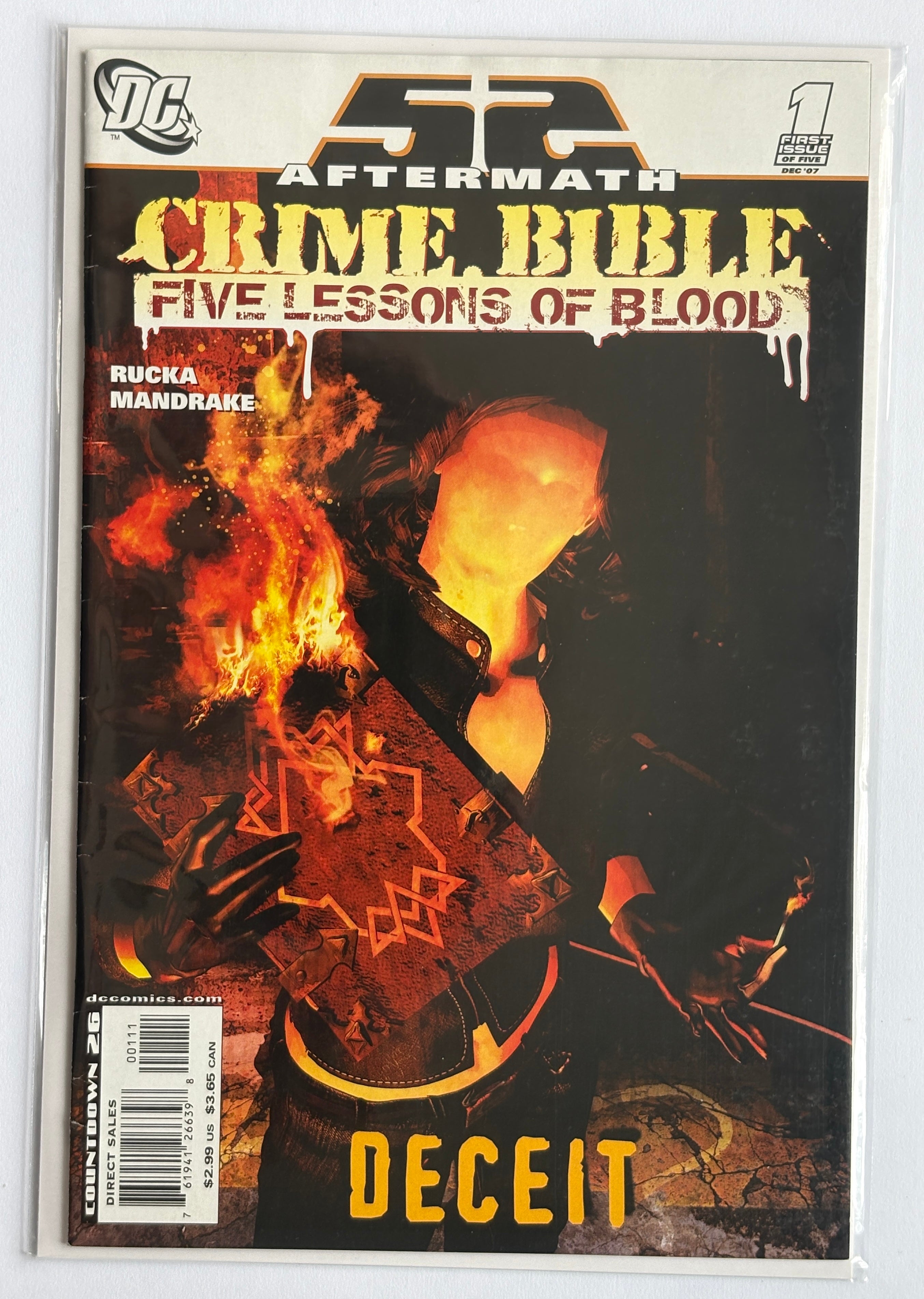 Crime Bible: The Five Lessons #1 (1 of 5)  DC Comics December 2007 FN 6.0
