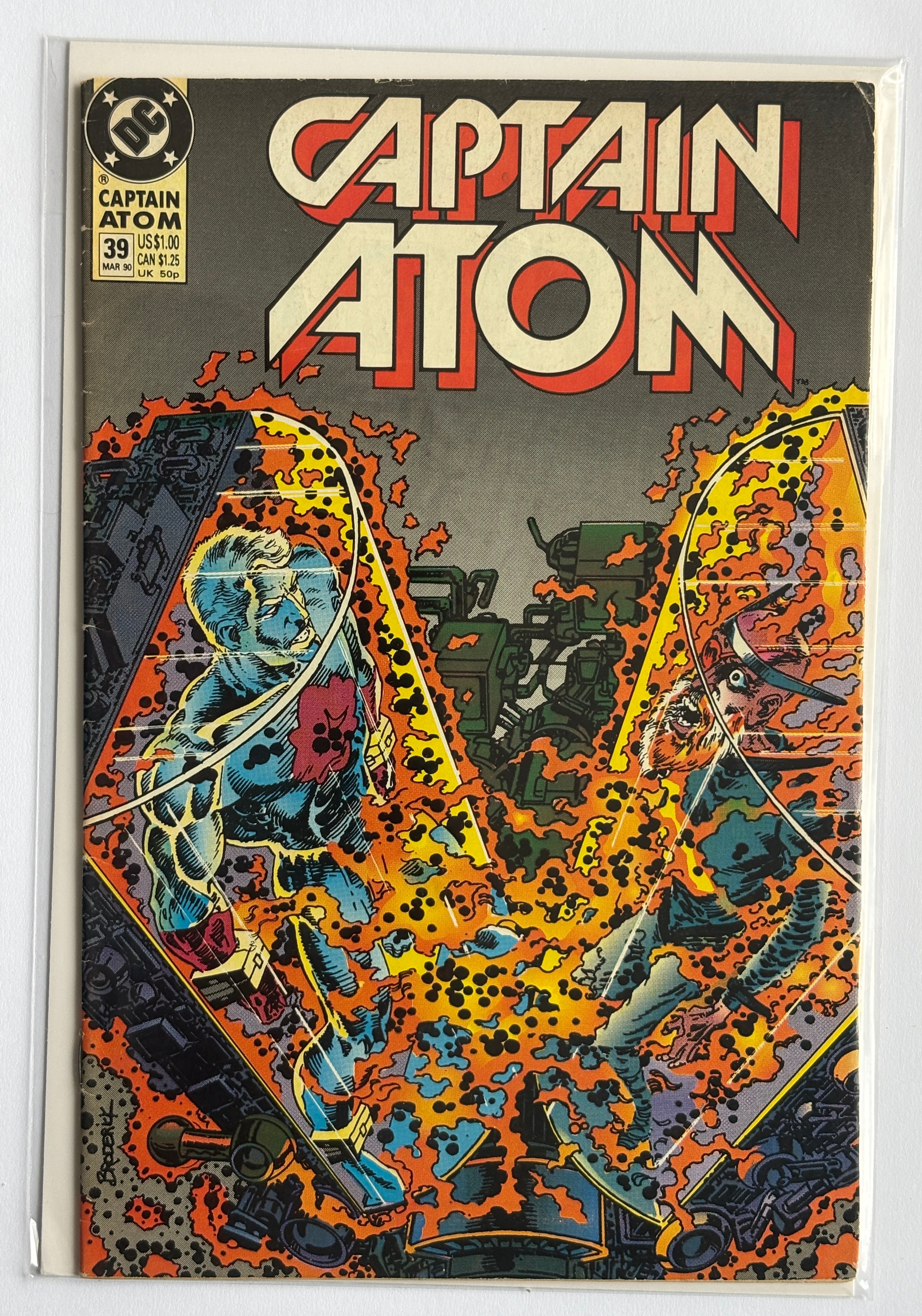 Captain Atom #39 - DC Comics March 1990 FN 6.0