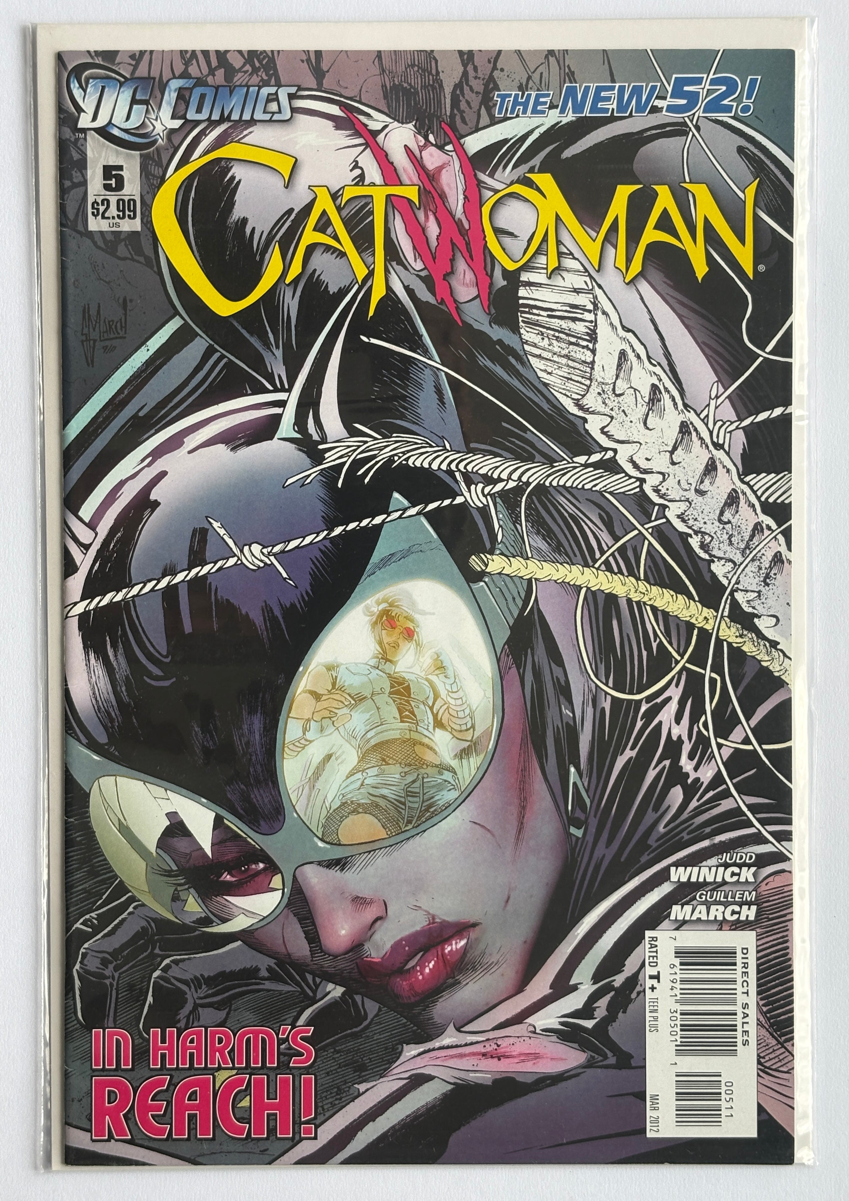 Catwoman #5 - 1st Printing - New 52 DC Comics March 2012 F/VF 7.0