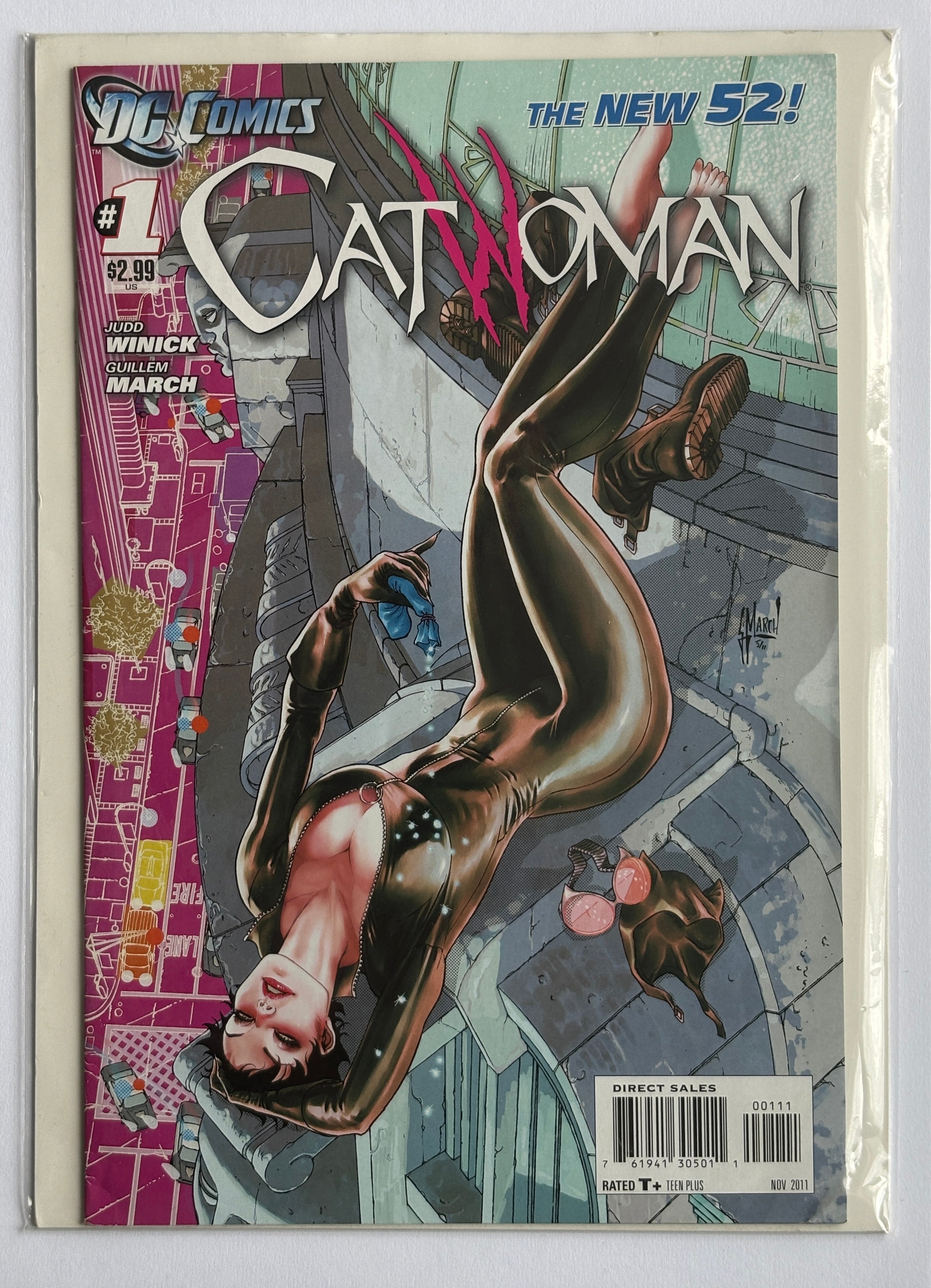 Catwoman #1 - 1st Printing - New 52 DC Comics November 2011 F/VF 7.0