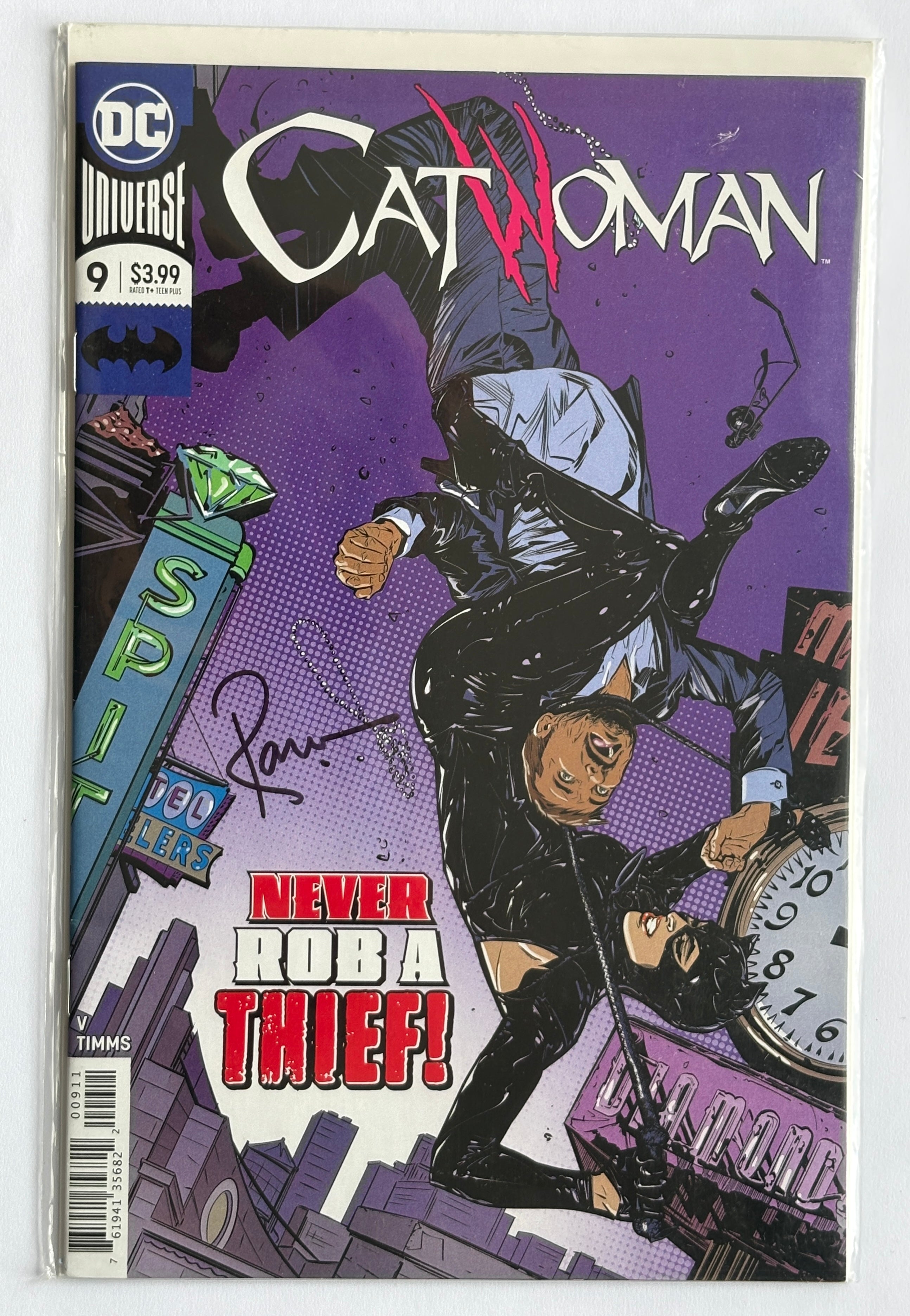 Catwoman #9 - 1st Printing Signed by Ram V - DC Comics May 2019 VF 8.0