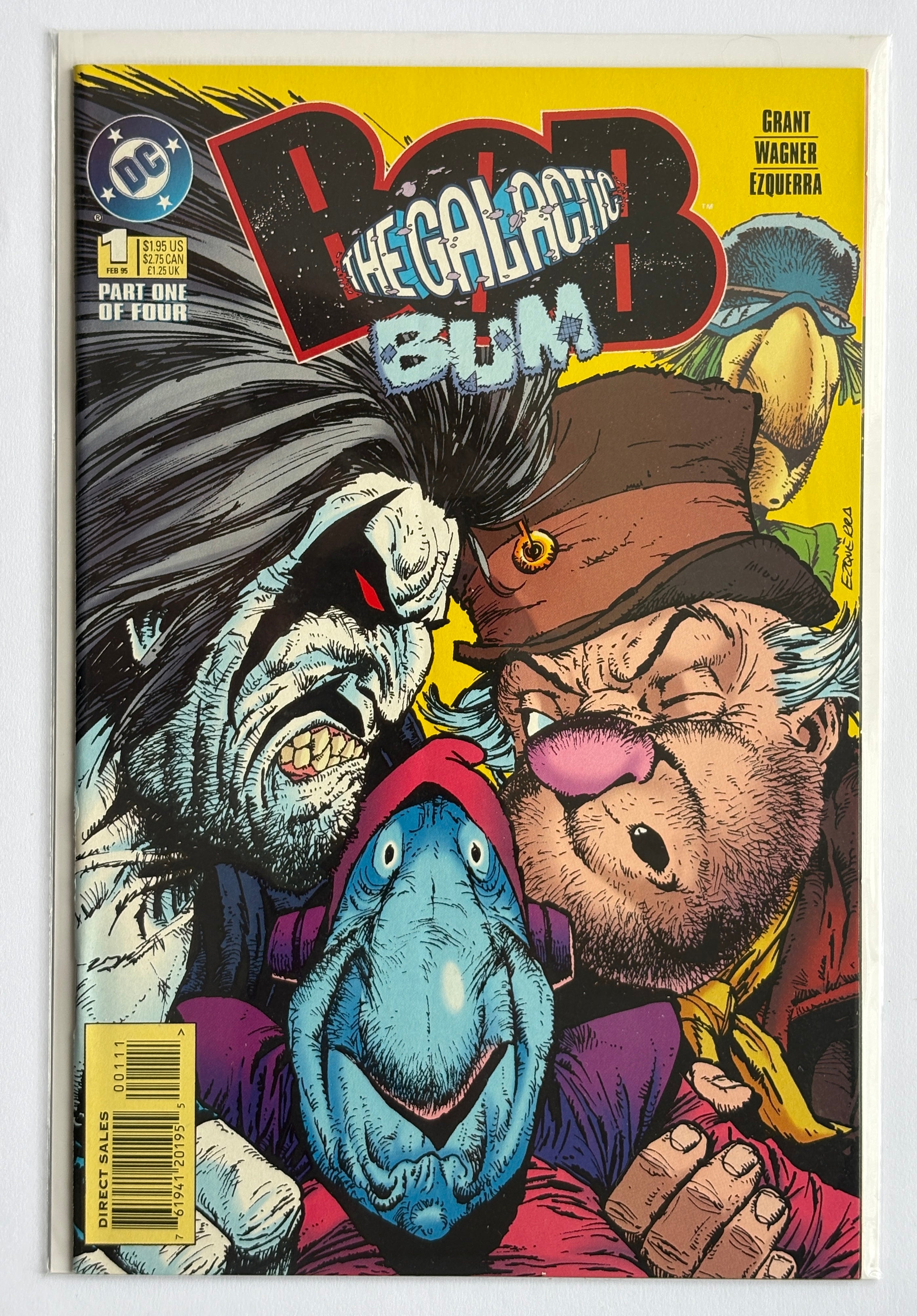 Bob the Galactic Bum #1 (1 of 4) 1st Printing DC Comics February 1995 VF+ 8.5