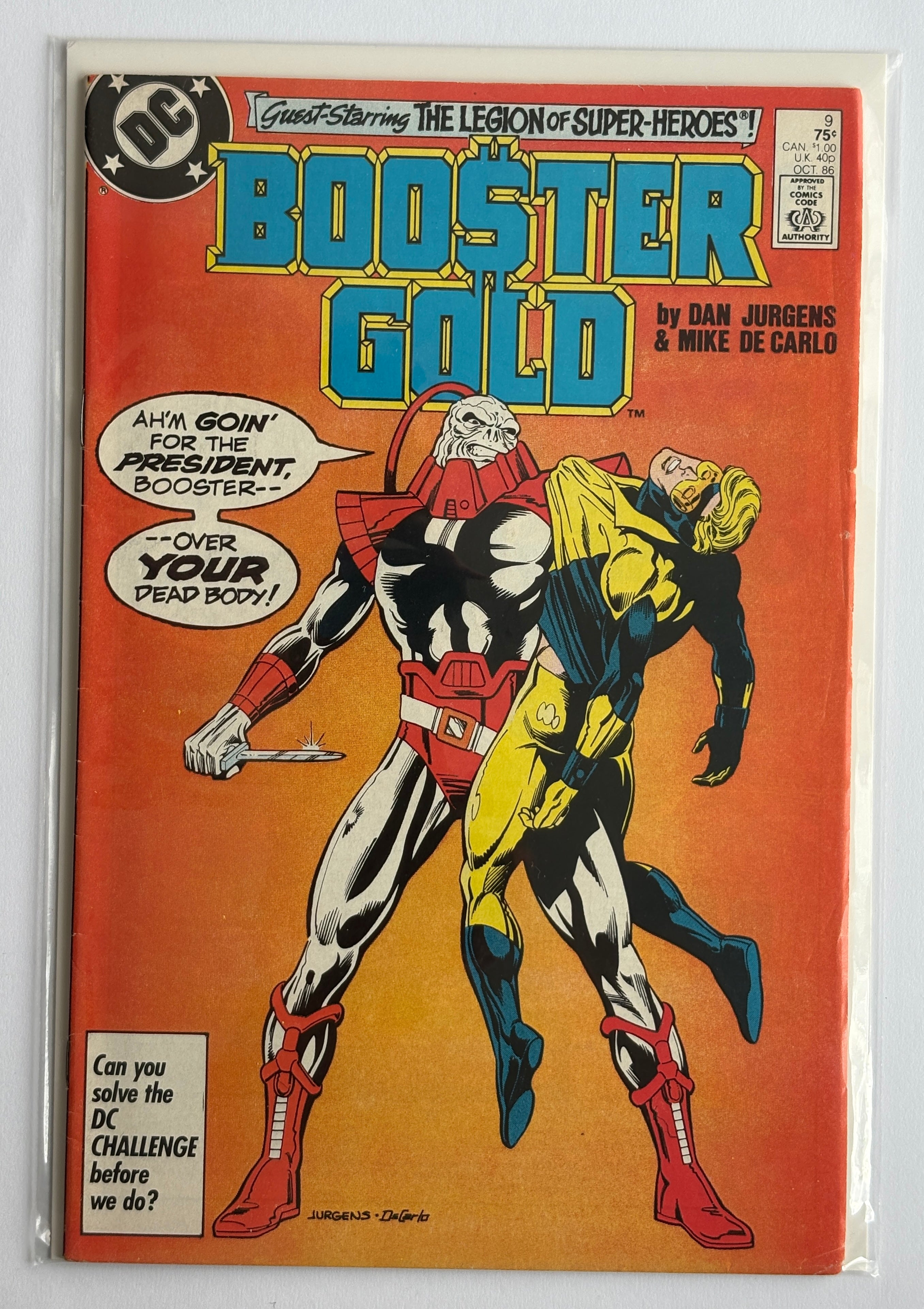 Booster Gold #9 - DC Comics - October 1986 F/VF 7.0