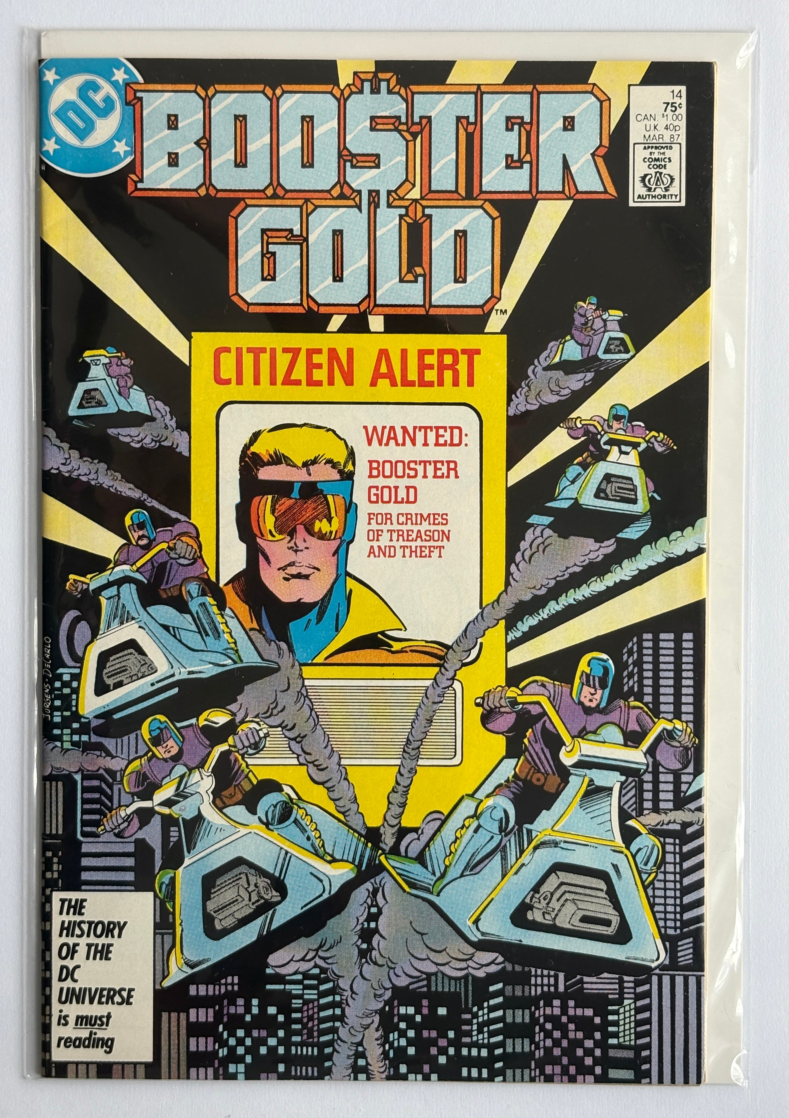 Booster Gold #14 - DC Comics - March 1987 VF+ 8.5