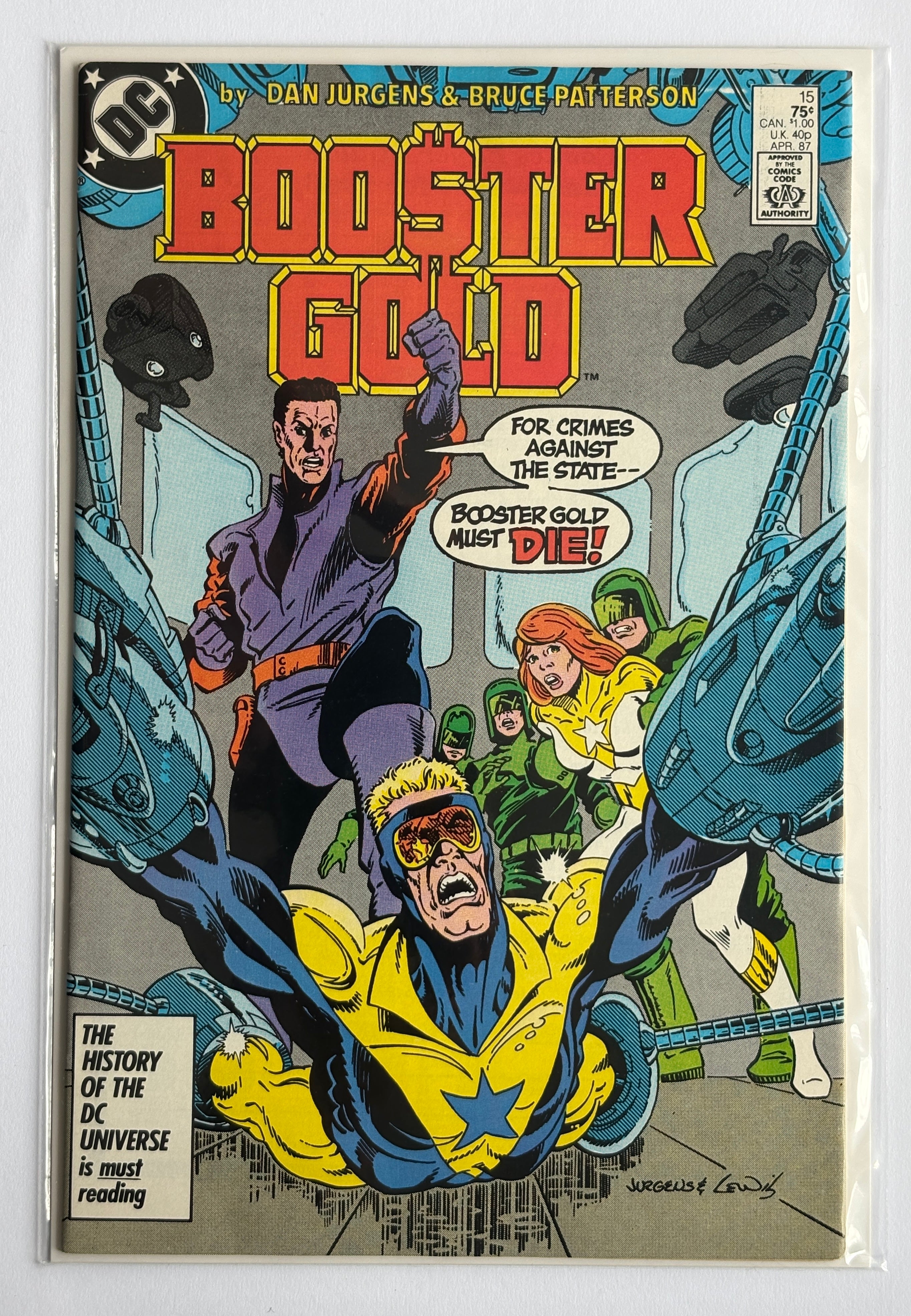 Booster Gold #15 - DC Comics - April 1987 VF+ 8.5