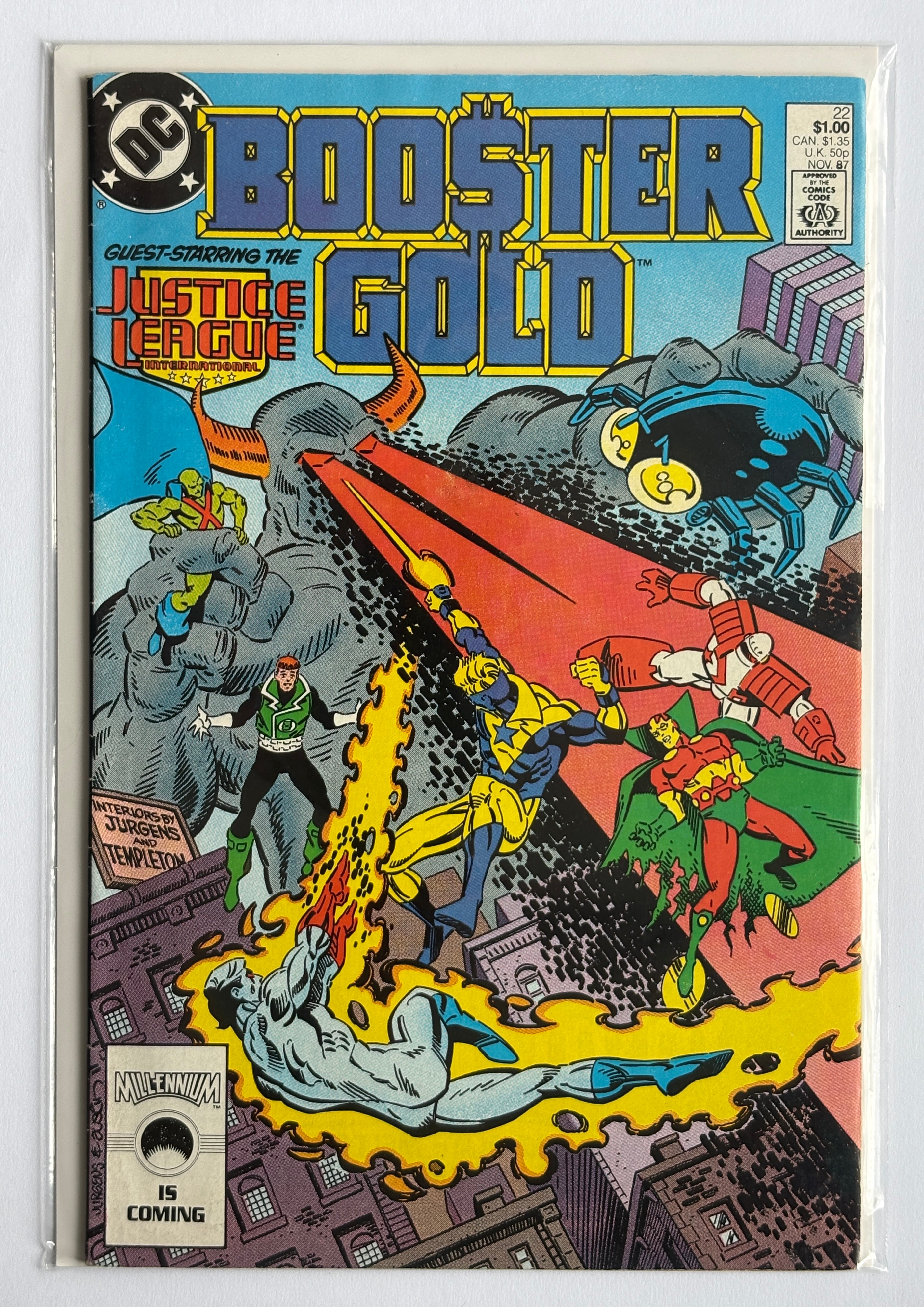 Booster Gold #22 - DC Comics - November 1987 VF+ 8.5