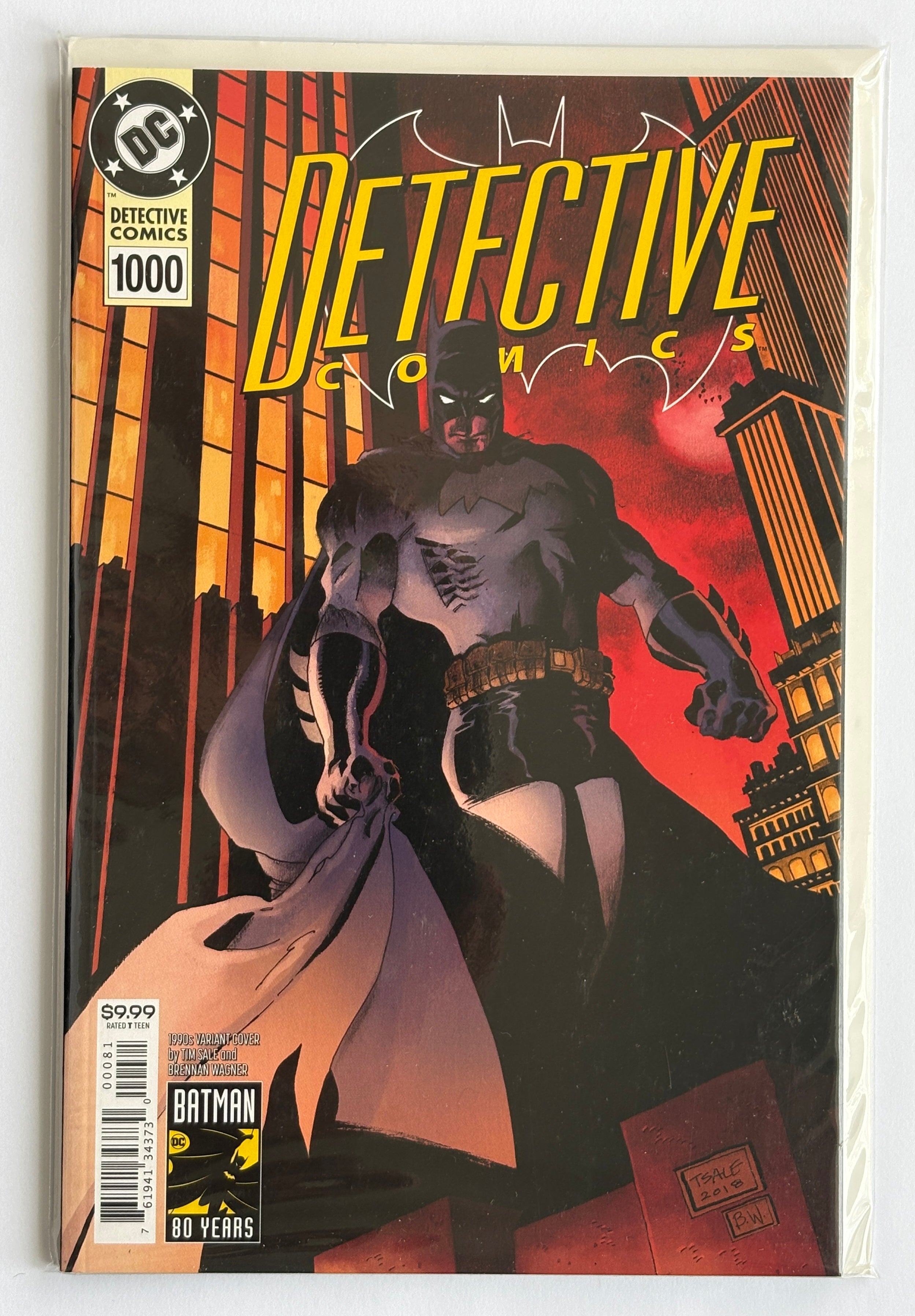 Detective Comics #1000 - 1990's Tim Sale & Bennan Wagner Variant Cover 2019