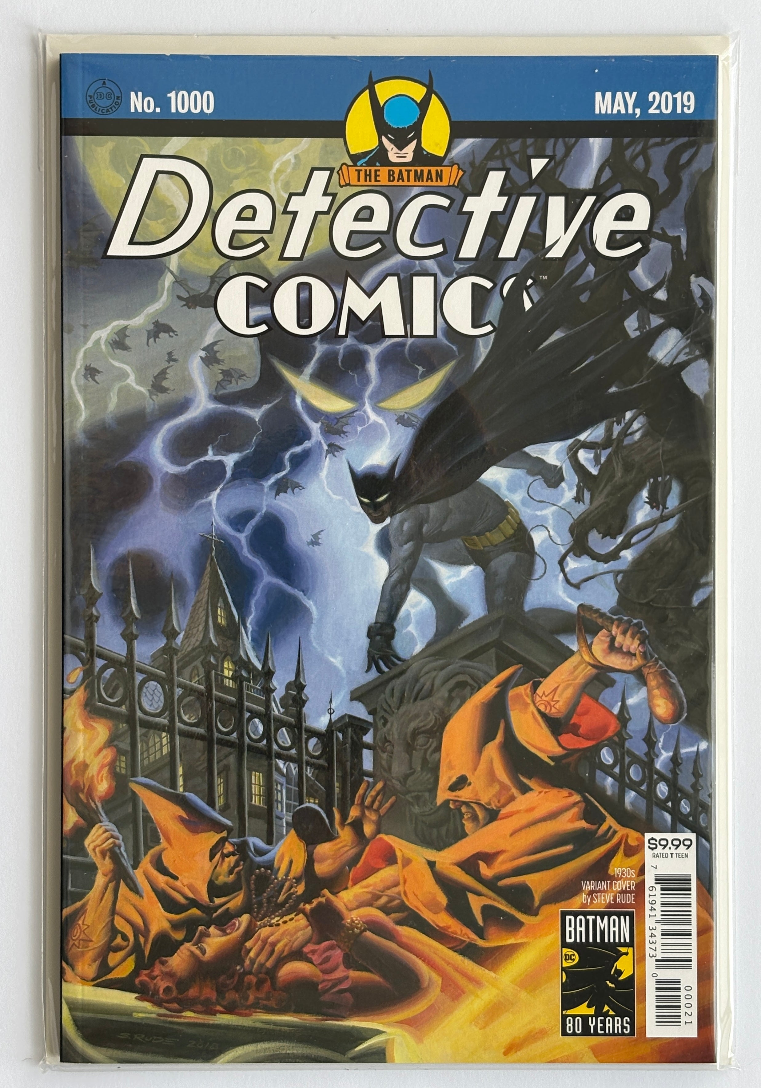 Detective Comics #1000 - 1930's Steve Rude Variant Cover 2019 NM 9.4
