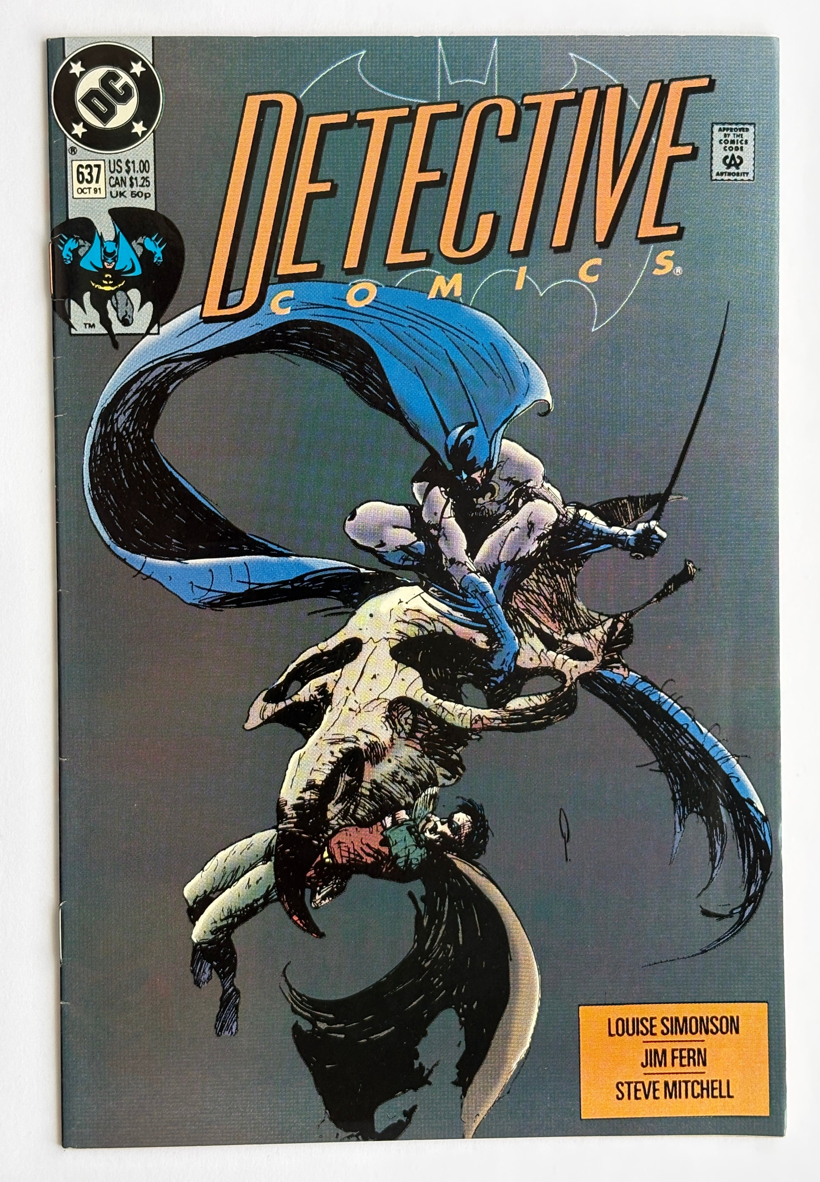Detective Comics #637 - DC Comics - October 1991 VF- 7.5