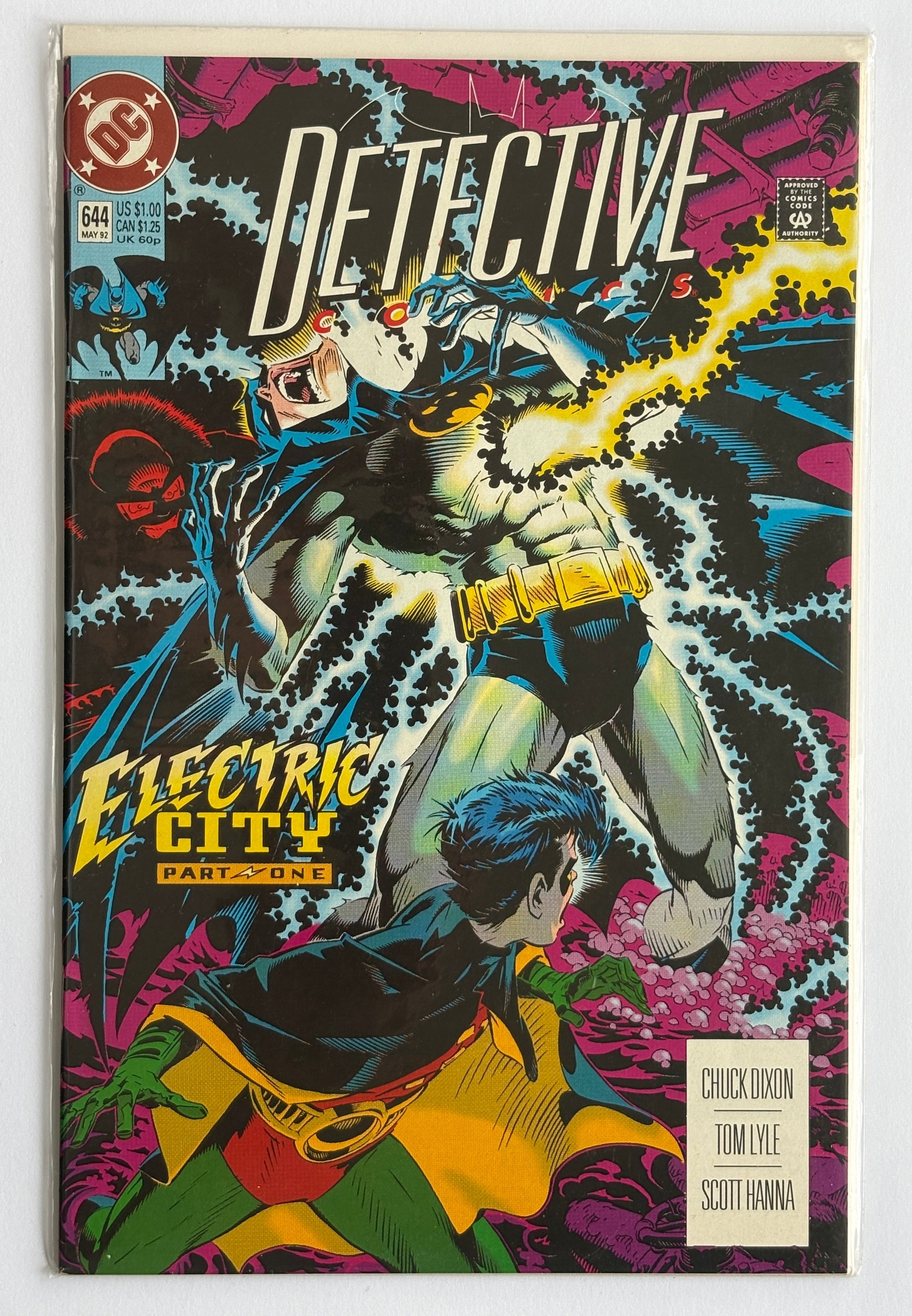 Detective Comics #644 - Electric City Part One - May 1992 VF- 7.5
