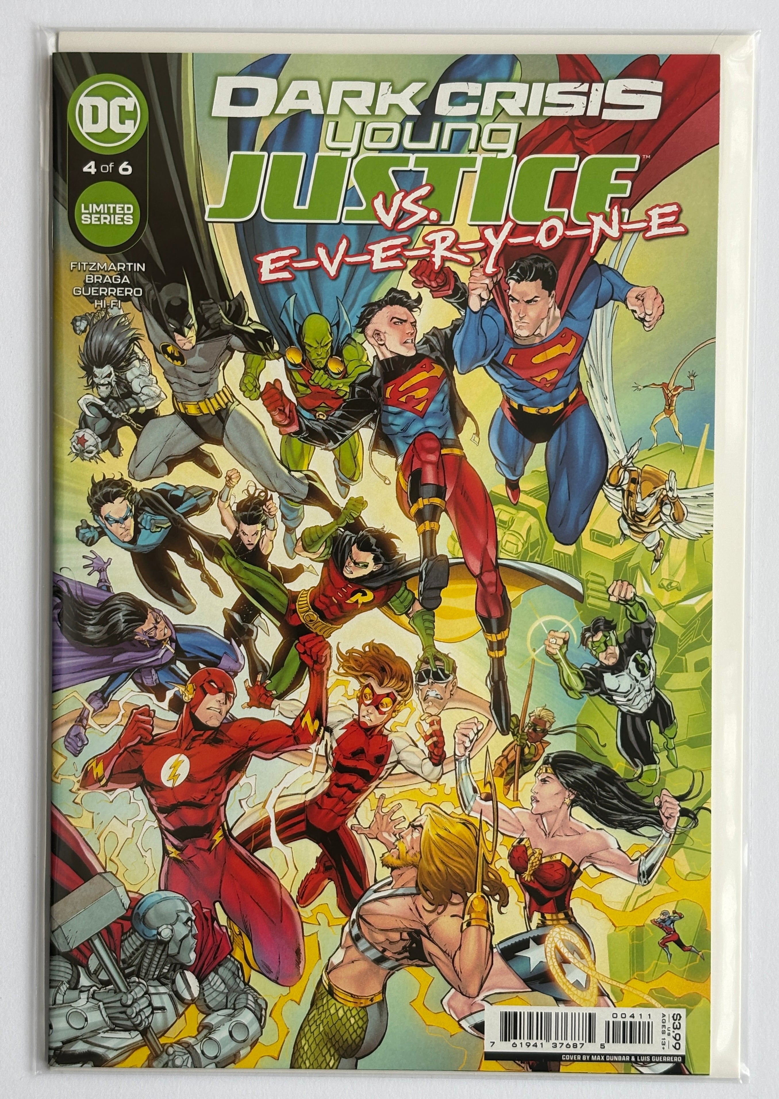 Dark Crisis: Young Justice  #4 (4 of 6)  1st Printing DC November 2022 VF+ 8.5