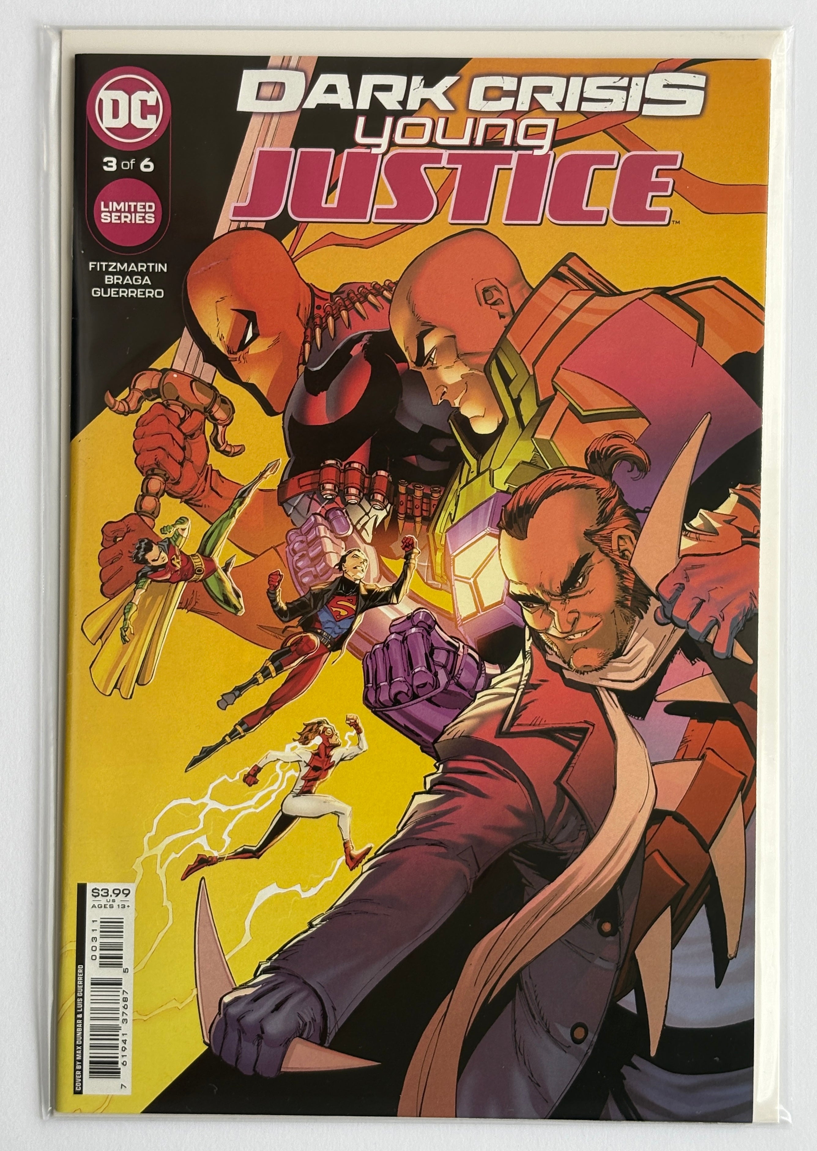 Dark Crisis: Young Justice  #3 (3 of 6)  1st Printing DC October 2022 VF+ 8.5
