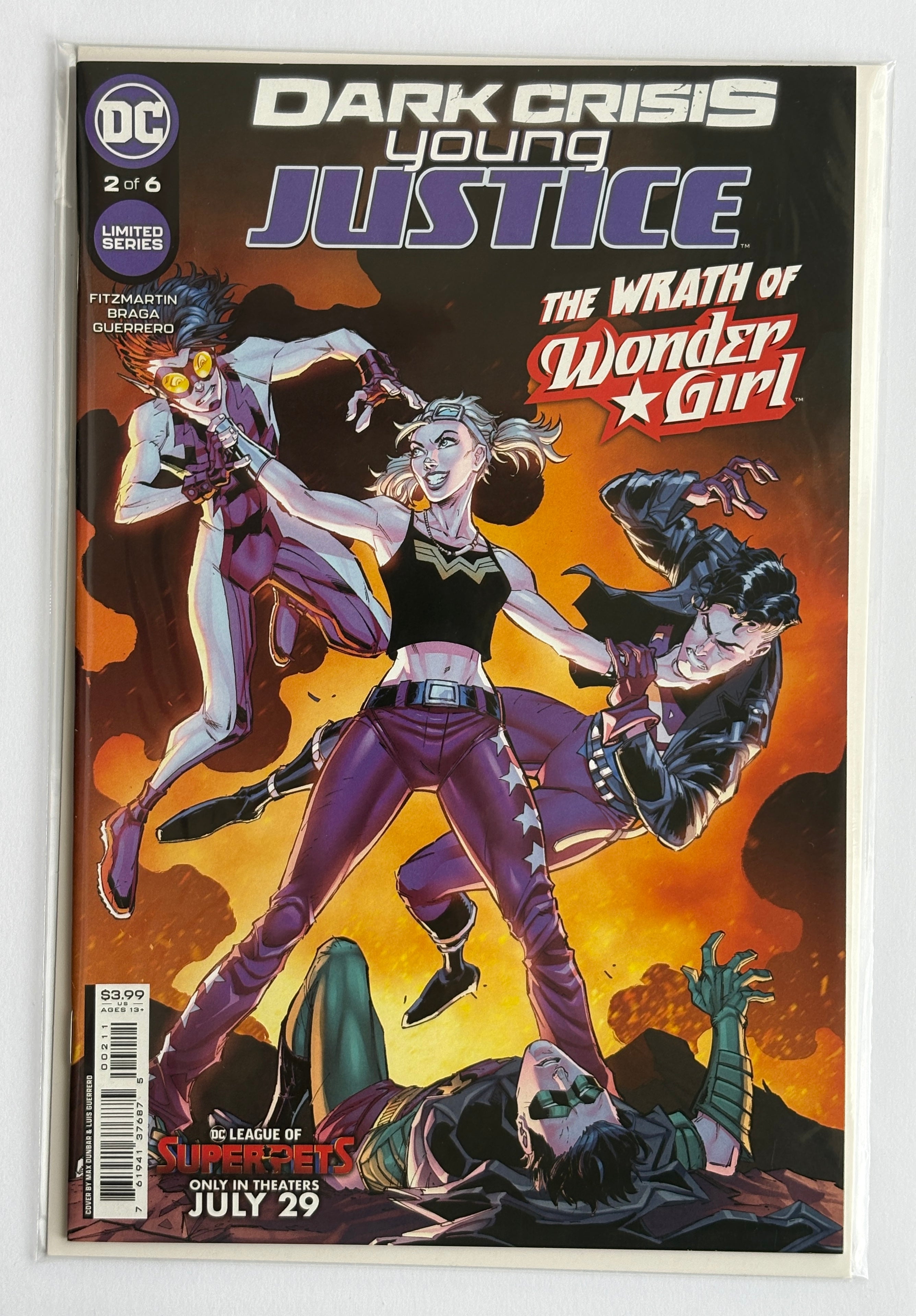 Dark Crisis: Young Justice  #2 (2 of 6)  1st Printing DC September 2022 VF+ 8.5