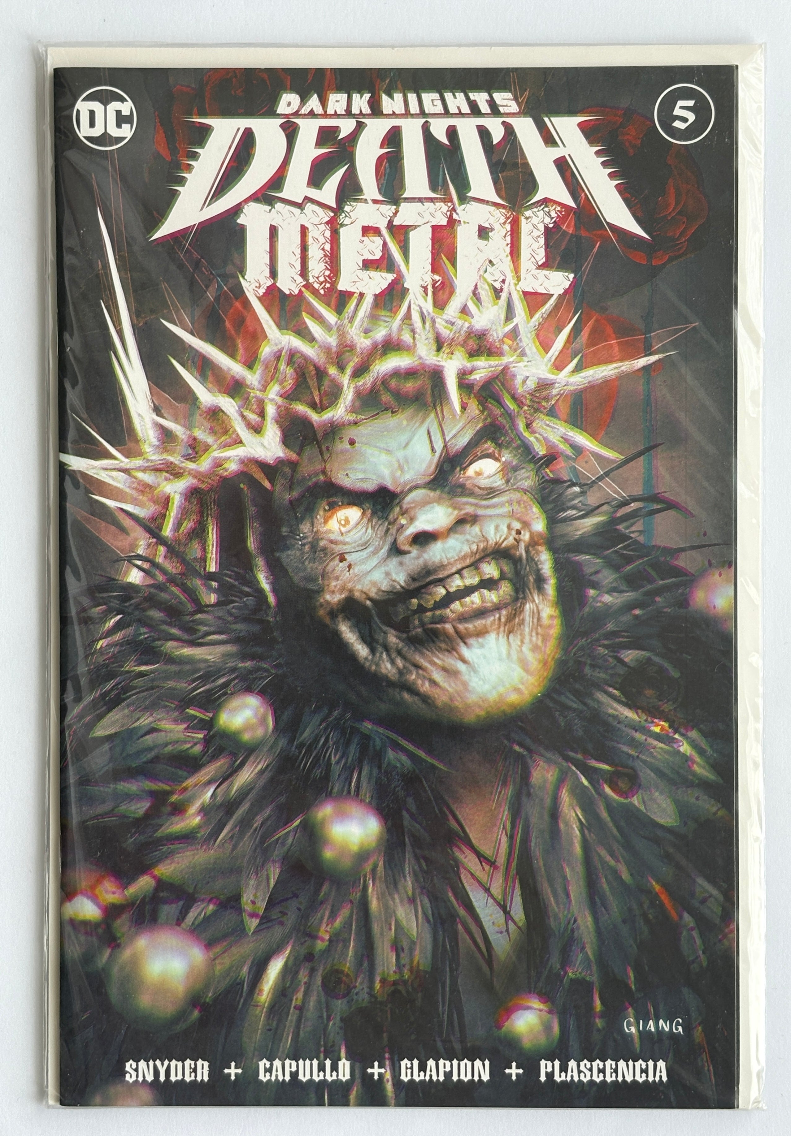 Dark Nights: Death Metal #5 John Giang Virgin & Trade Dress Set DC January 2021