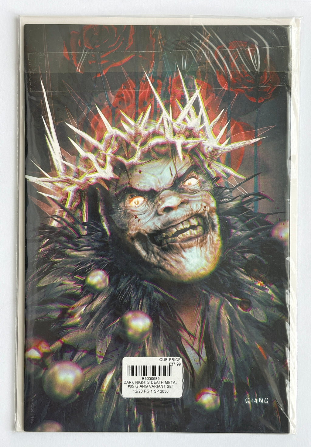 Dark Nights: Death Metal #5 John Giang Virgin & Trade Dress Set DC January 2021