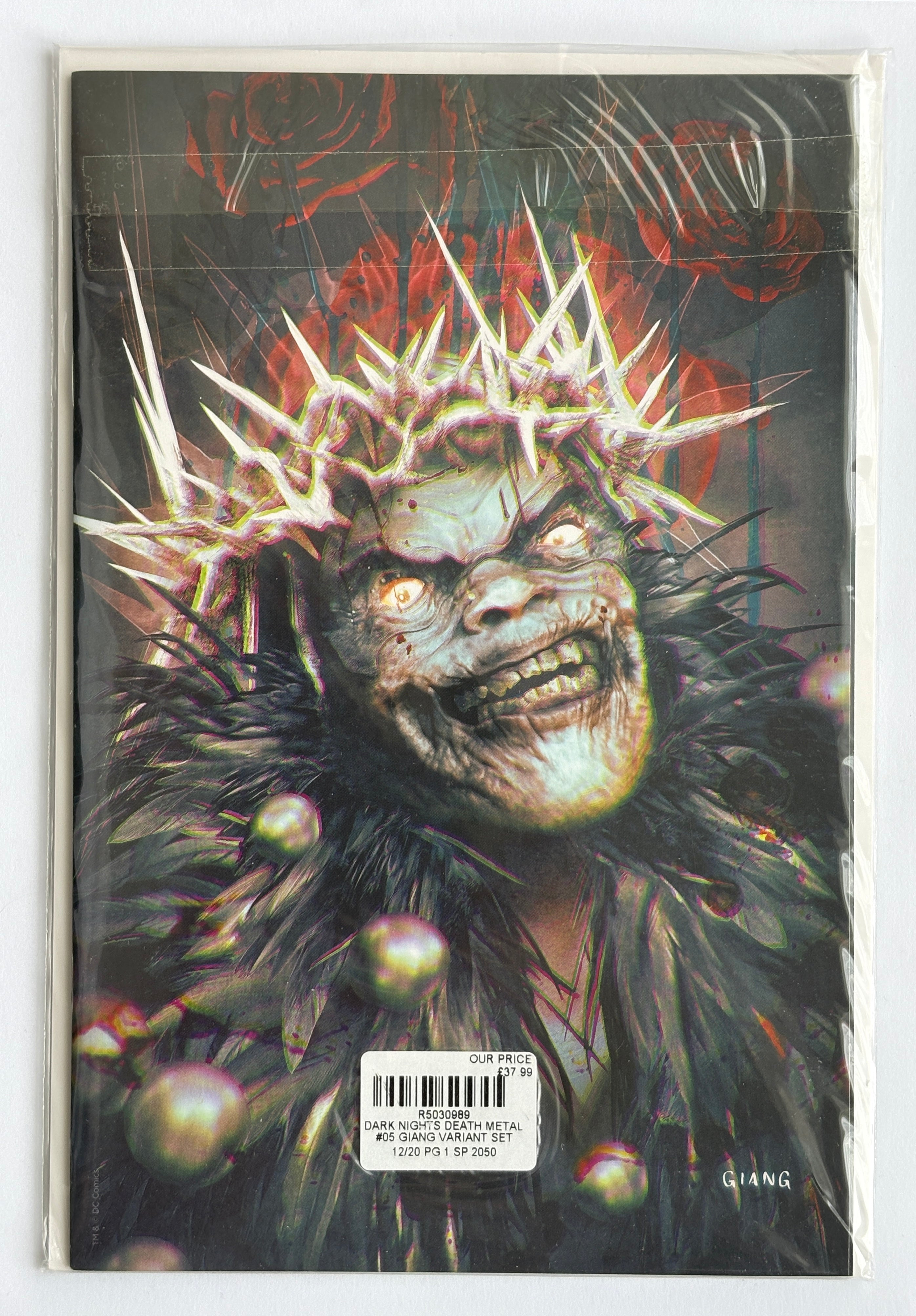Dark Nights: Death Metal #5 John Giang Virgin & Trade Dress Set DC January 2021