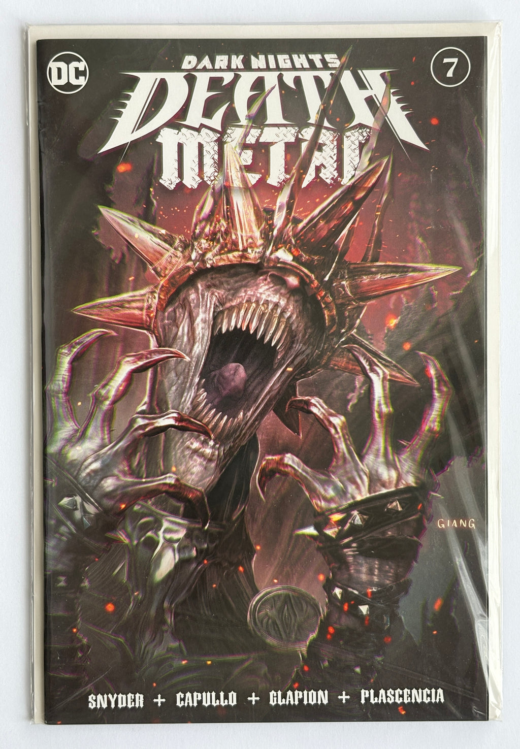 Dark Nights: Death Metal #7 John Giang Virgin & Trade Dress Set DC March 2021