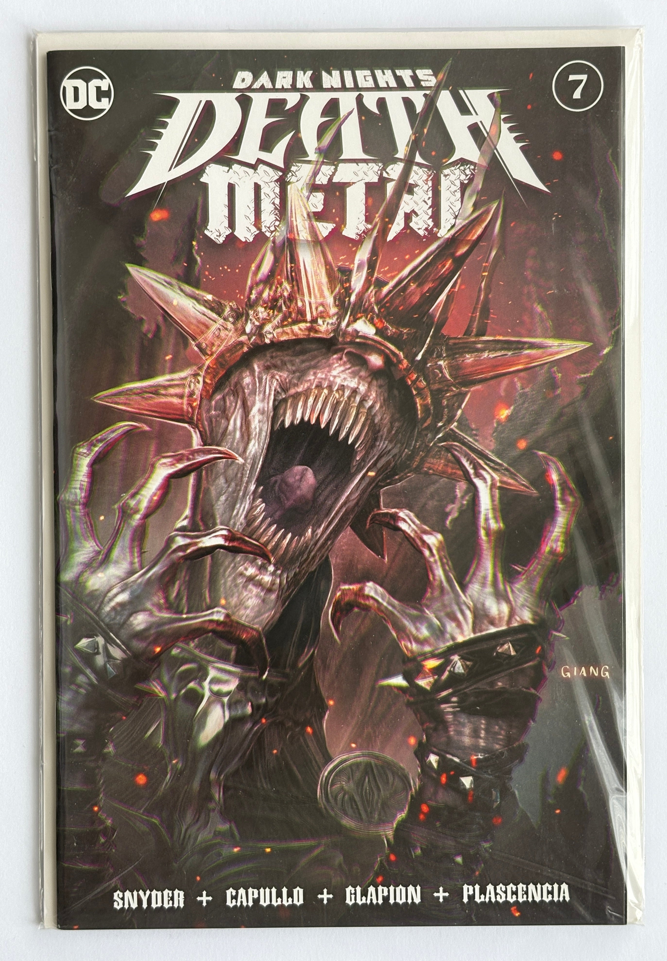 Dark Nights: Death Metal #7 John Giang Virgin & Trade Dress Set DC March 2021