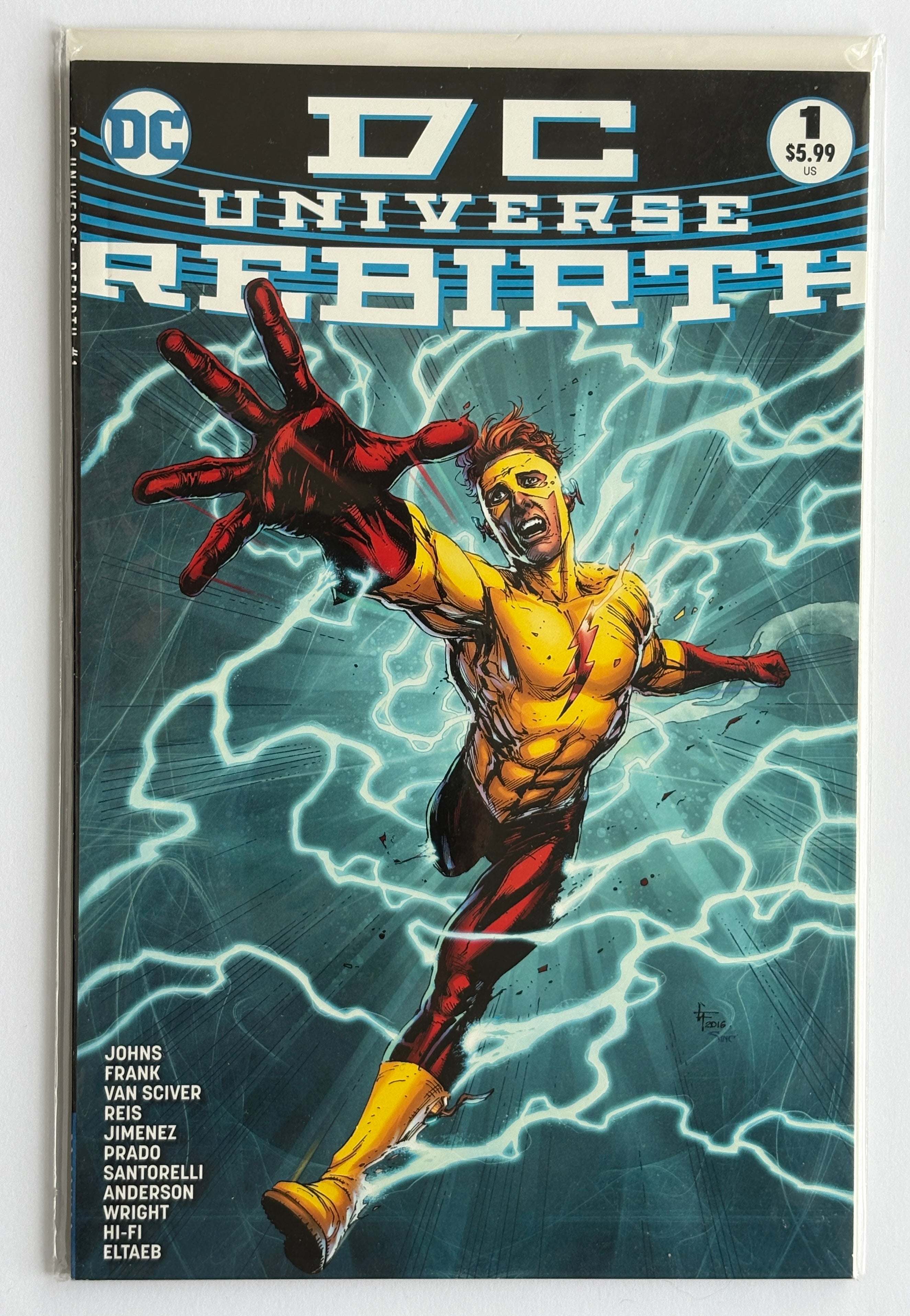 DC Universe: Rebirth #1 - Flash 3rd Printing DC Comics August 2016 VF 8.0