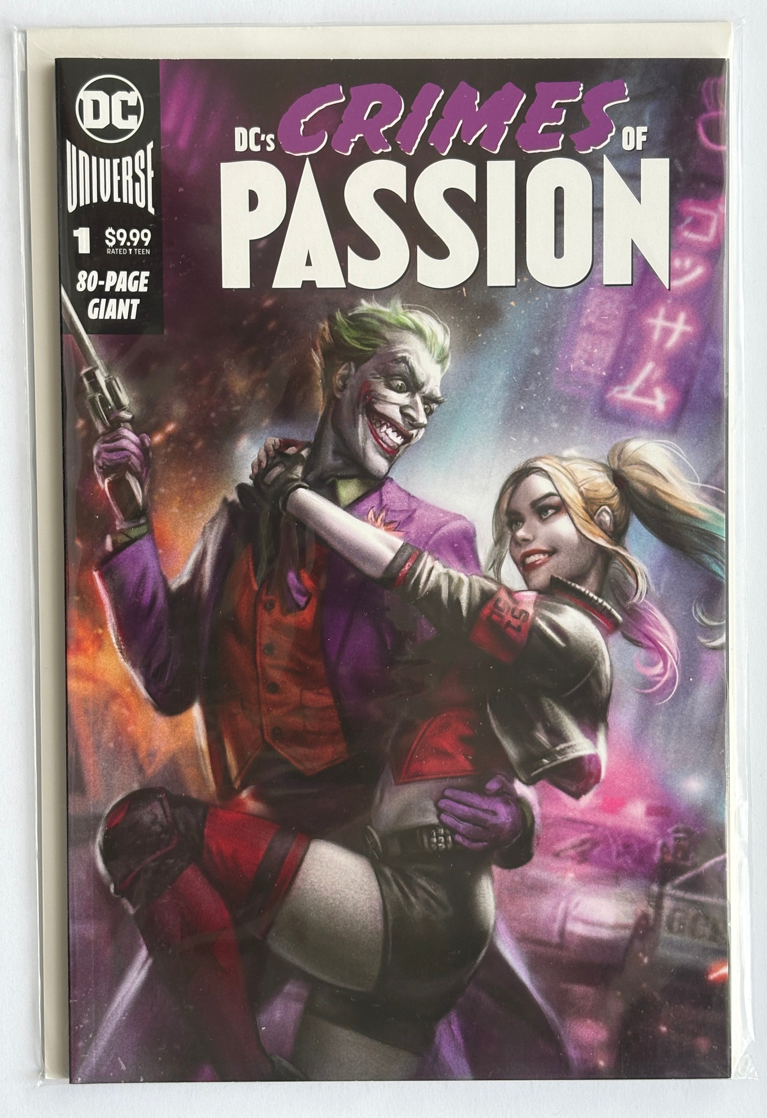 DC's Crimes of Passion #1 - 1st Print Ian MacDonald Joker Harley Quinn Variant April 2020 NM 9.4