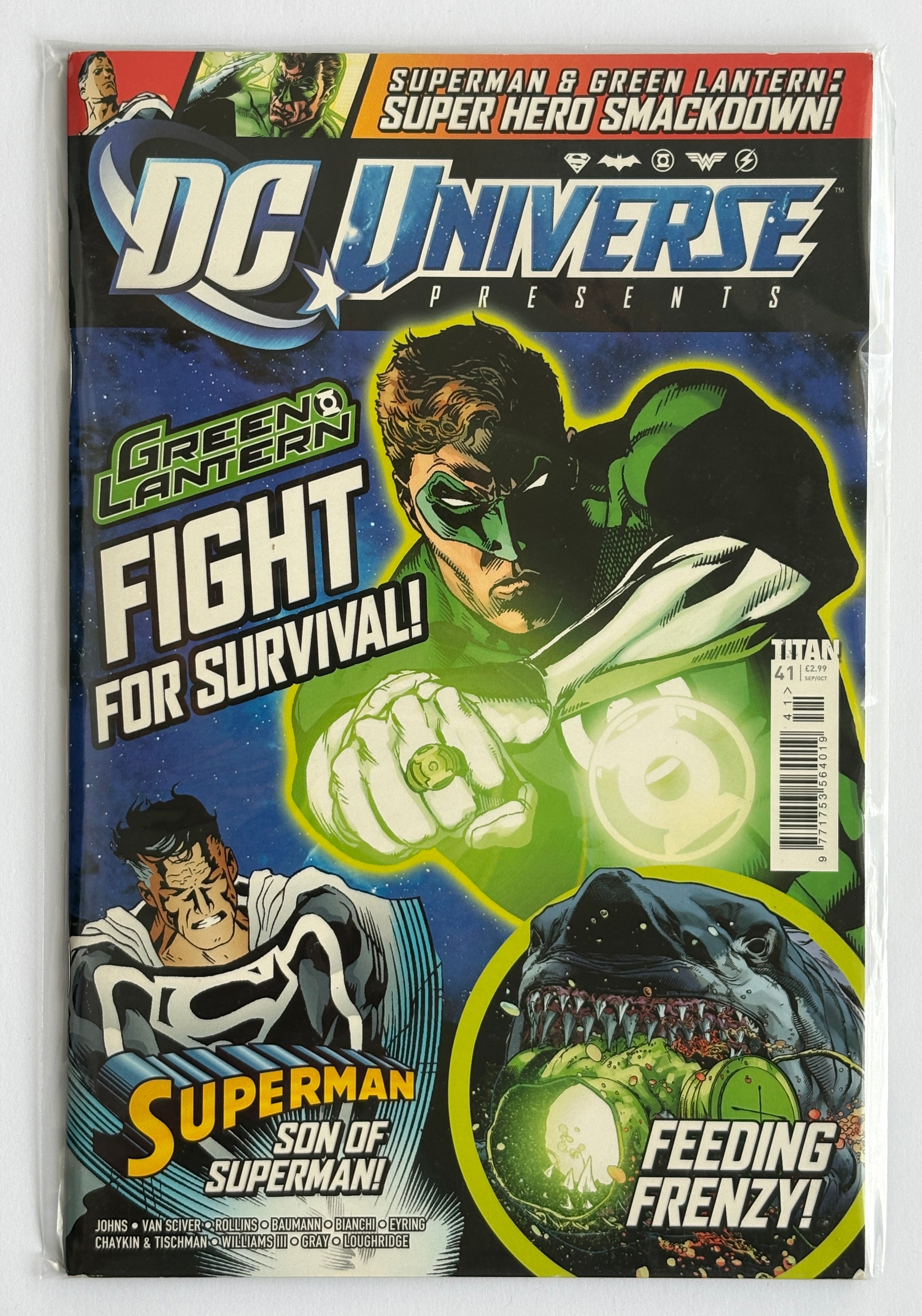 DC Universe presents Green Lantern #41 DC / Titan UK Comic  Sept/Oct 2011 VF 8.0