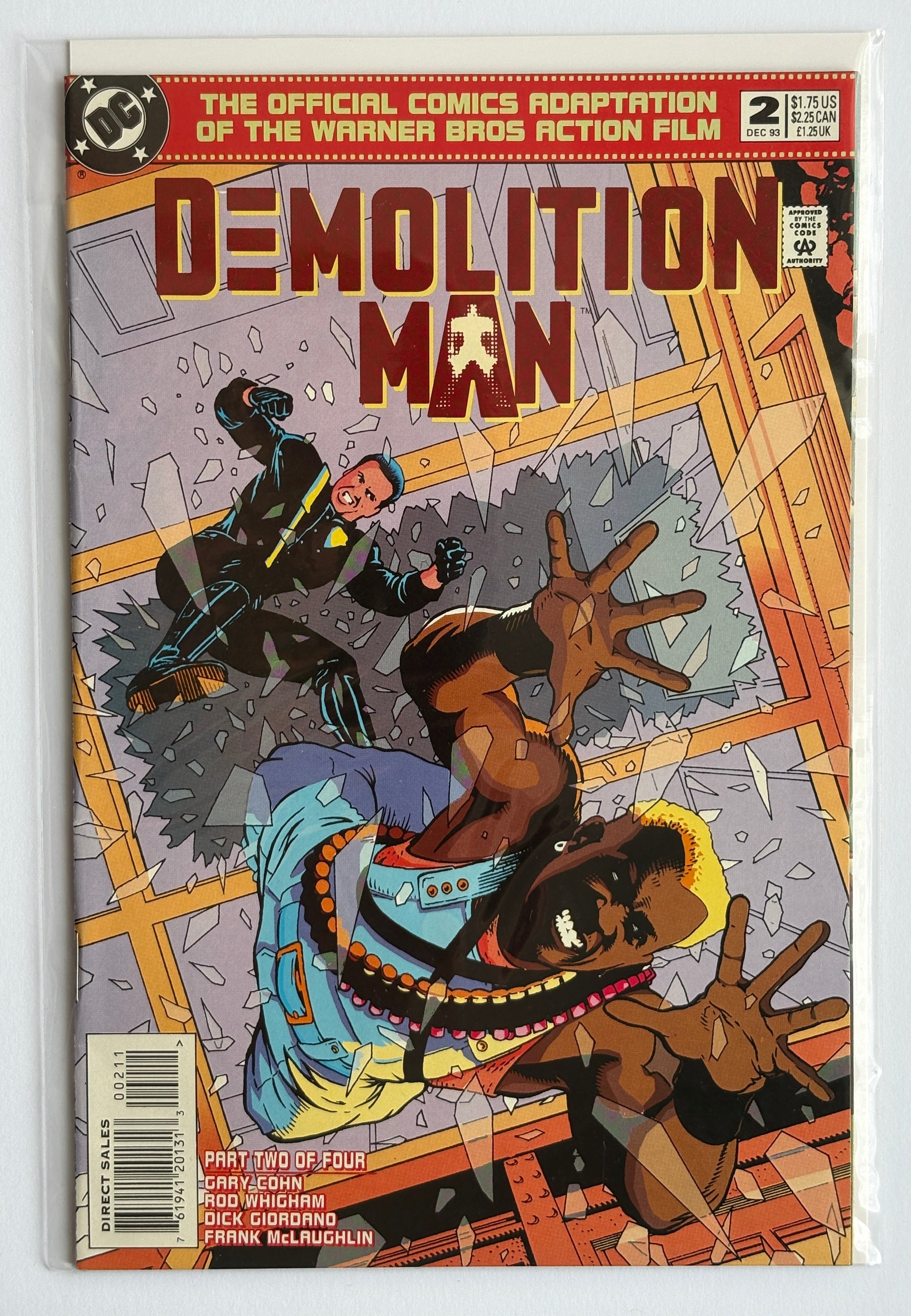 Demolition Man #2 (2 of 4) DC Comics December 1993 VF- 7.5