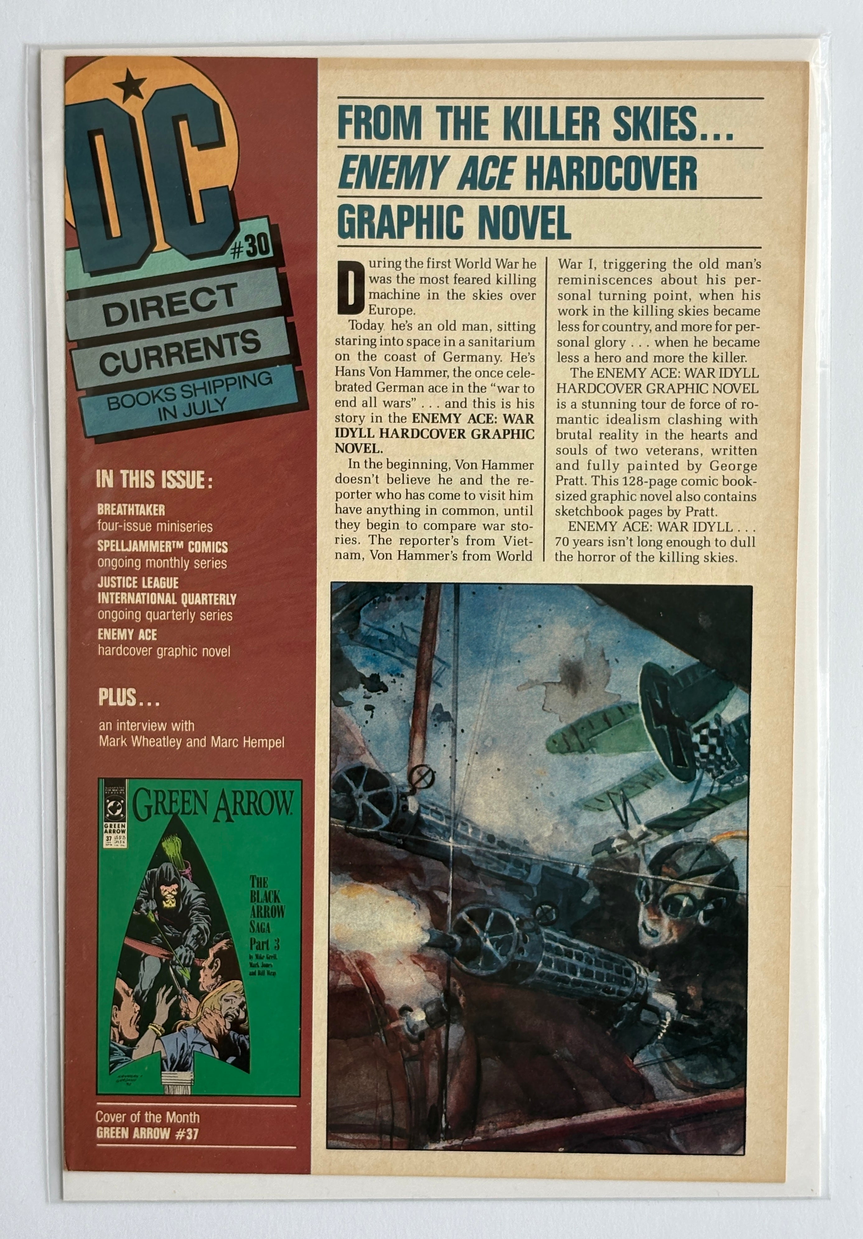DC Direct Currents #30 - DC Comics July 1990 F/VF 7.0
