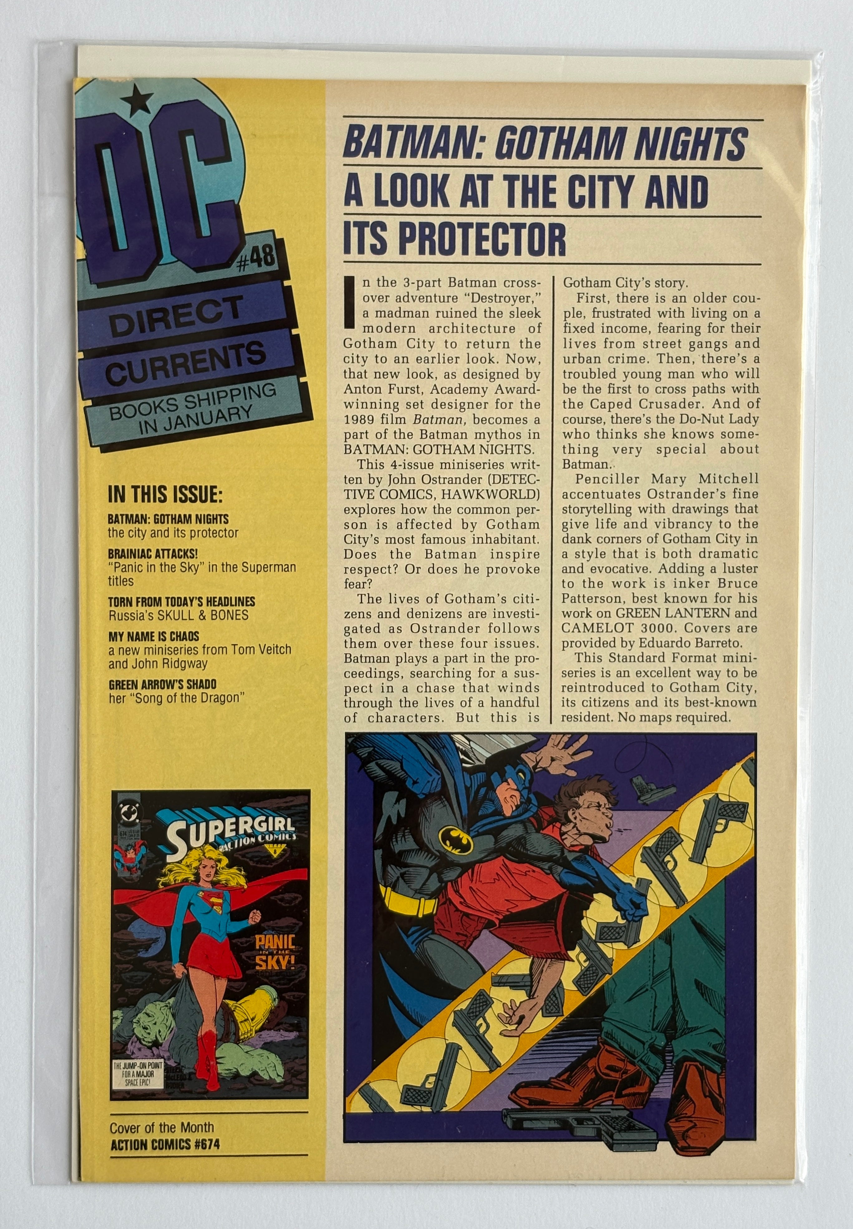 DC Direct Currents #48 - DC Comics January 1992 VF 8.0