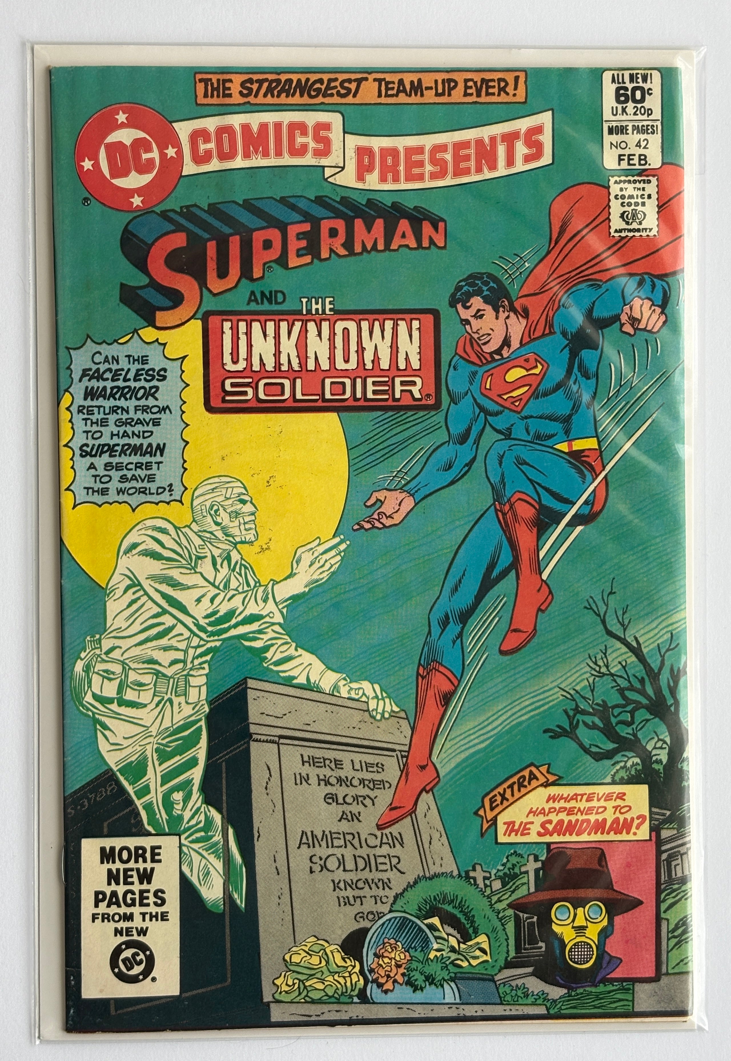 DC Comics Presents #42 Superman & The Unknown Soldier February 1982 FN+ 6.5