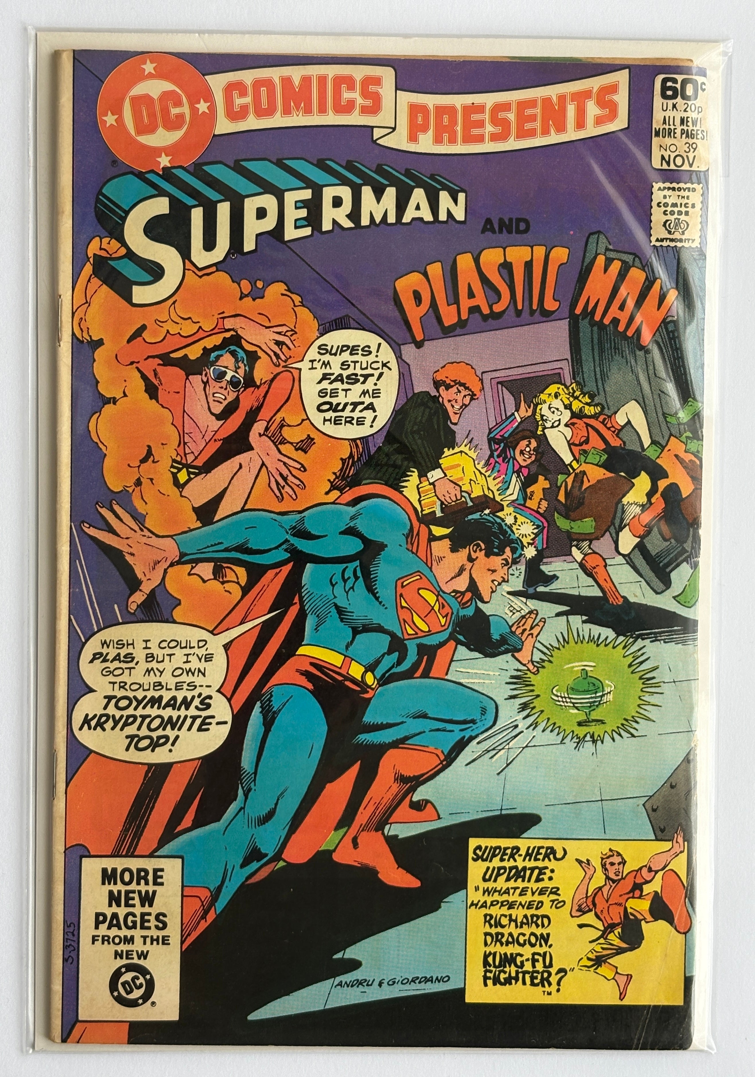 DC Comics Presents #39 Superman & Plastic Man November 1981 FN 6.0