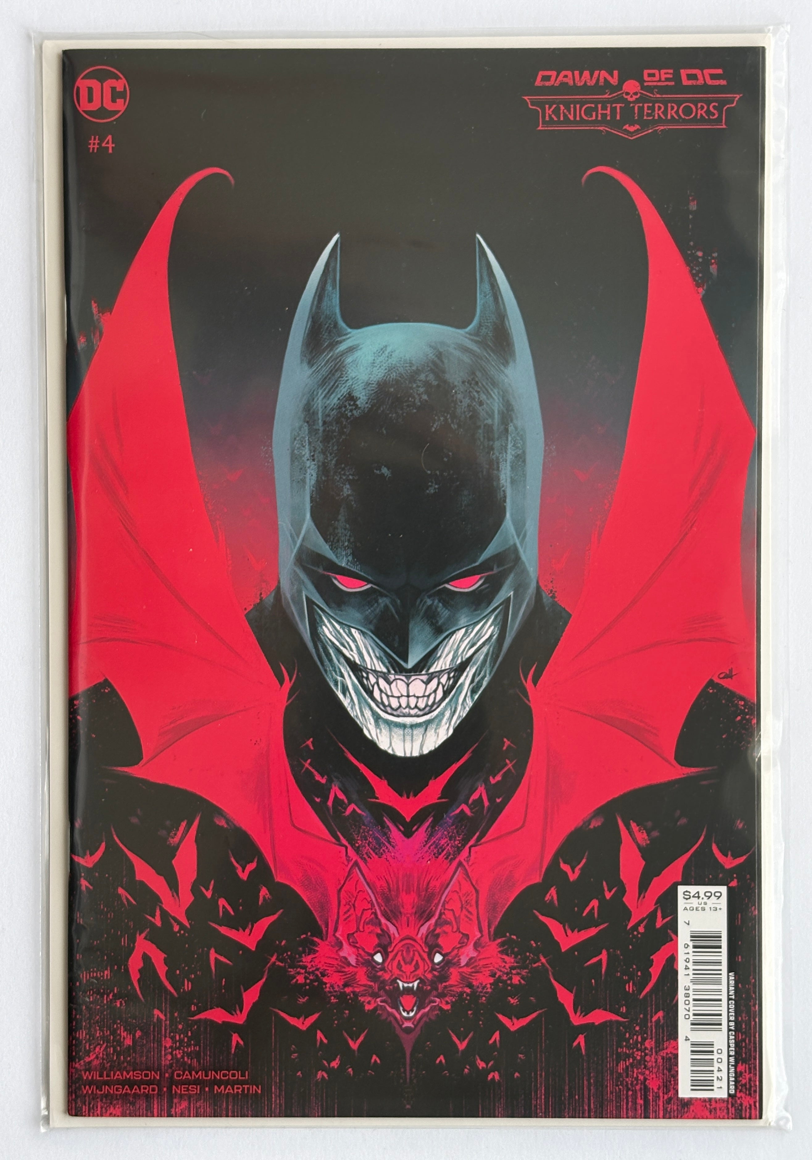Knight Terrors #4 - 1st Print Casper Wijngaard Variant DC October 2023 VF+ 8.5
