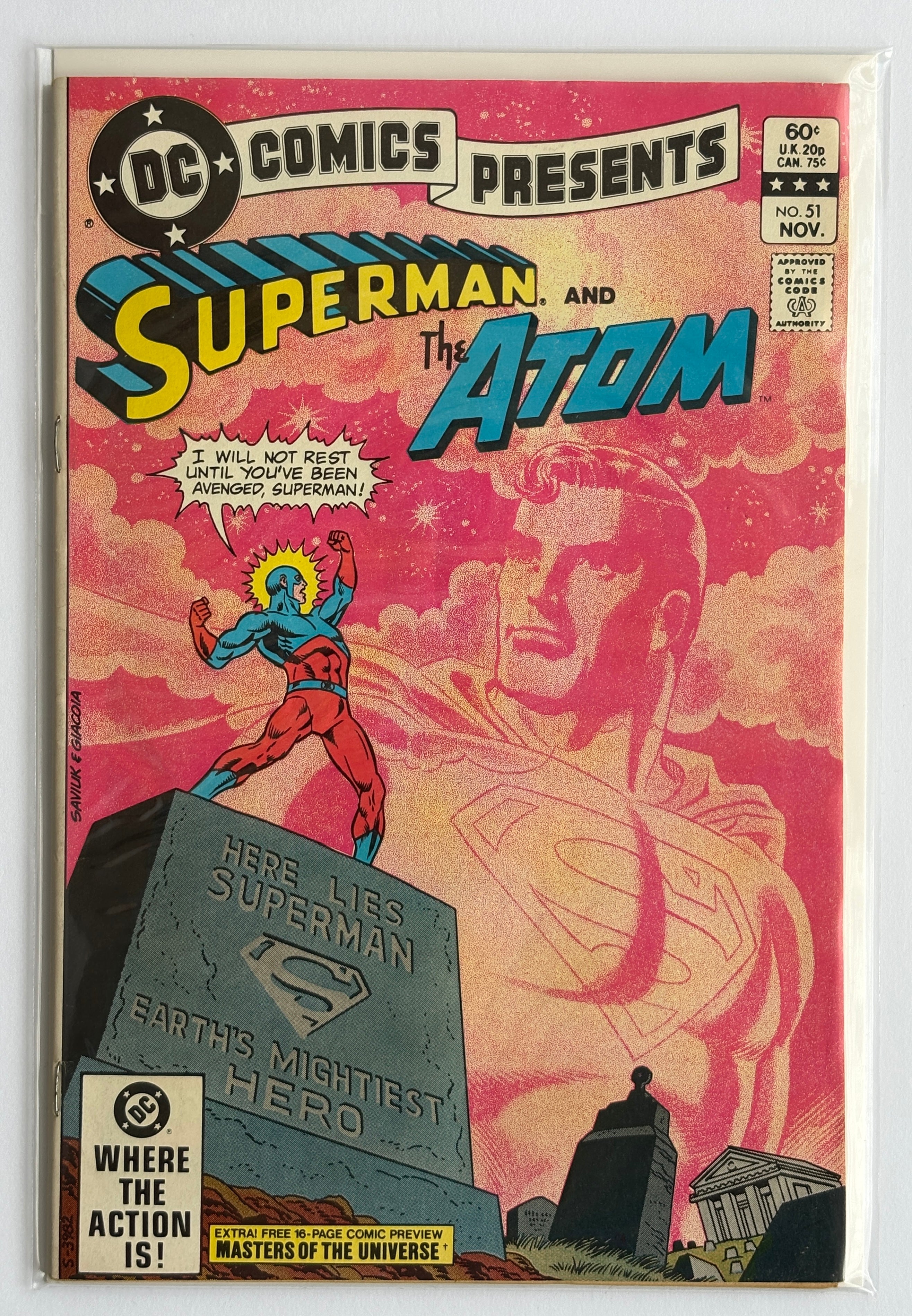 DC Comics Presents #51 Superman and the Atom DC Comics November 1982 FN- 5.5