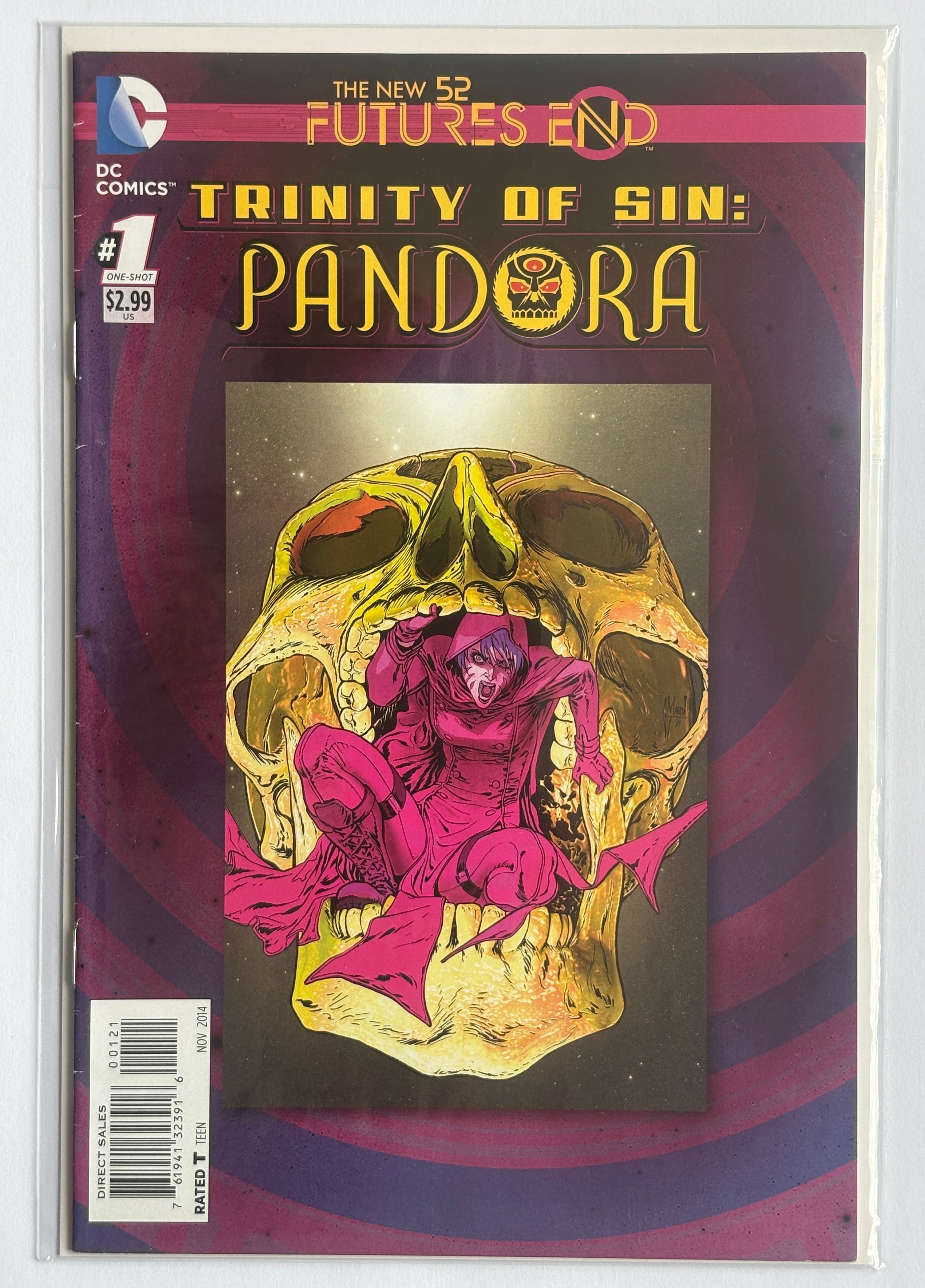 Trinity of Sin: Pandora #1 - Futures End - 1st Printing DC Comics November 2014 FN+ 6.5