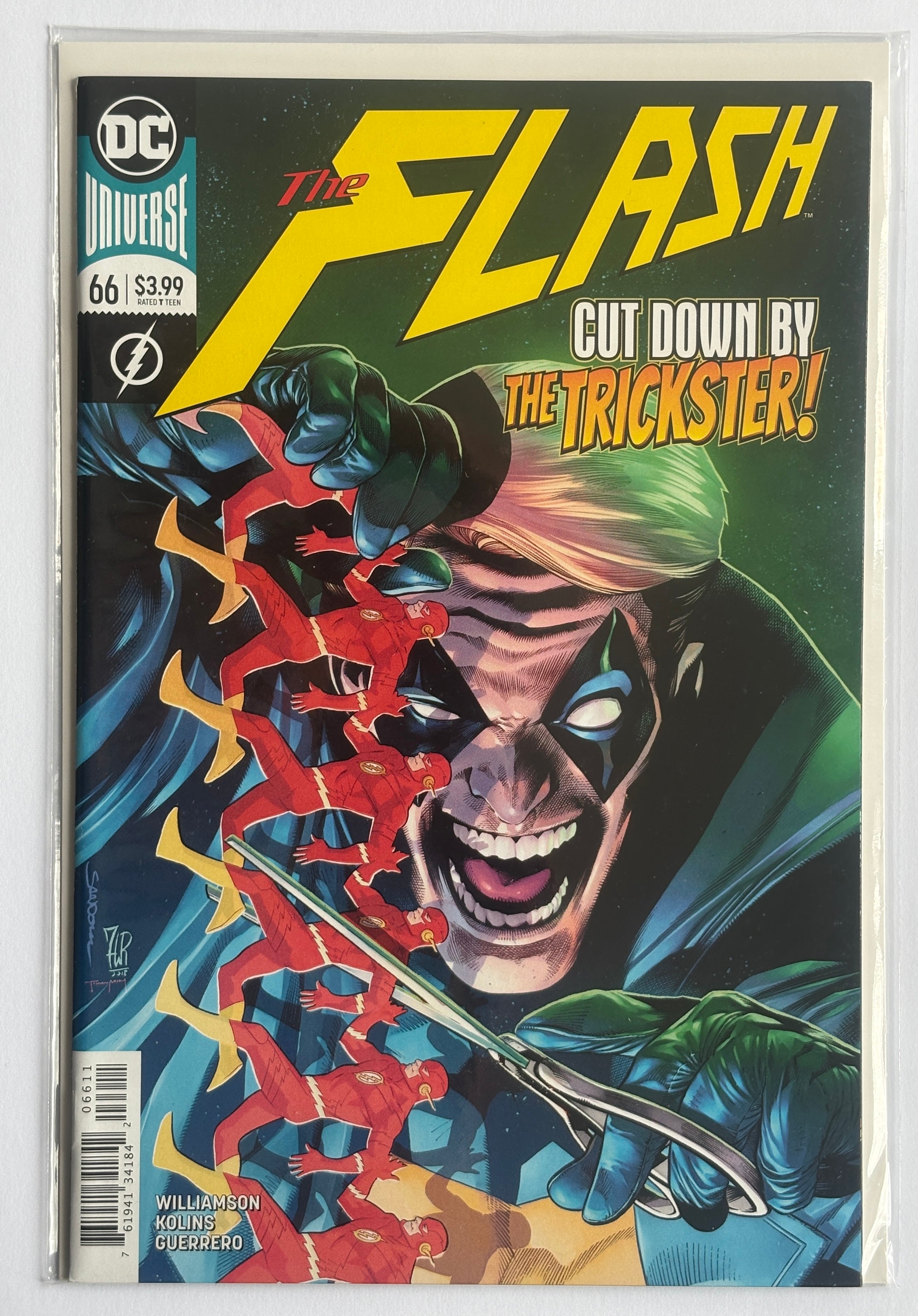 The Flash #66 Cut down by the Trickster - 1st Print DC Comics 2019 NM- 9.2
