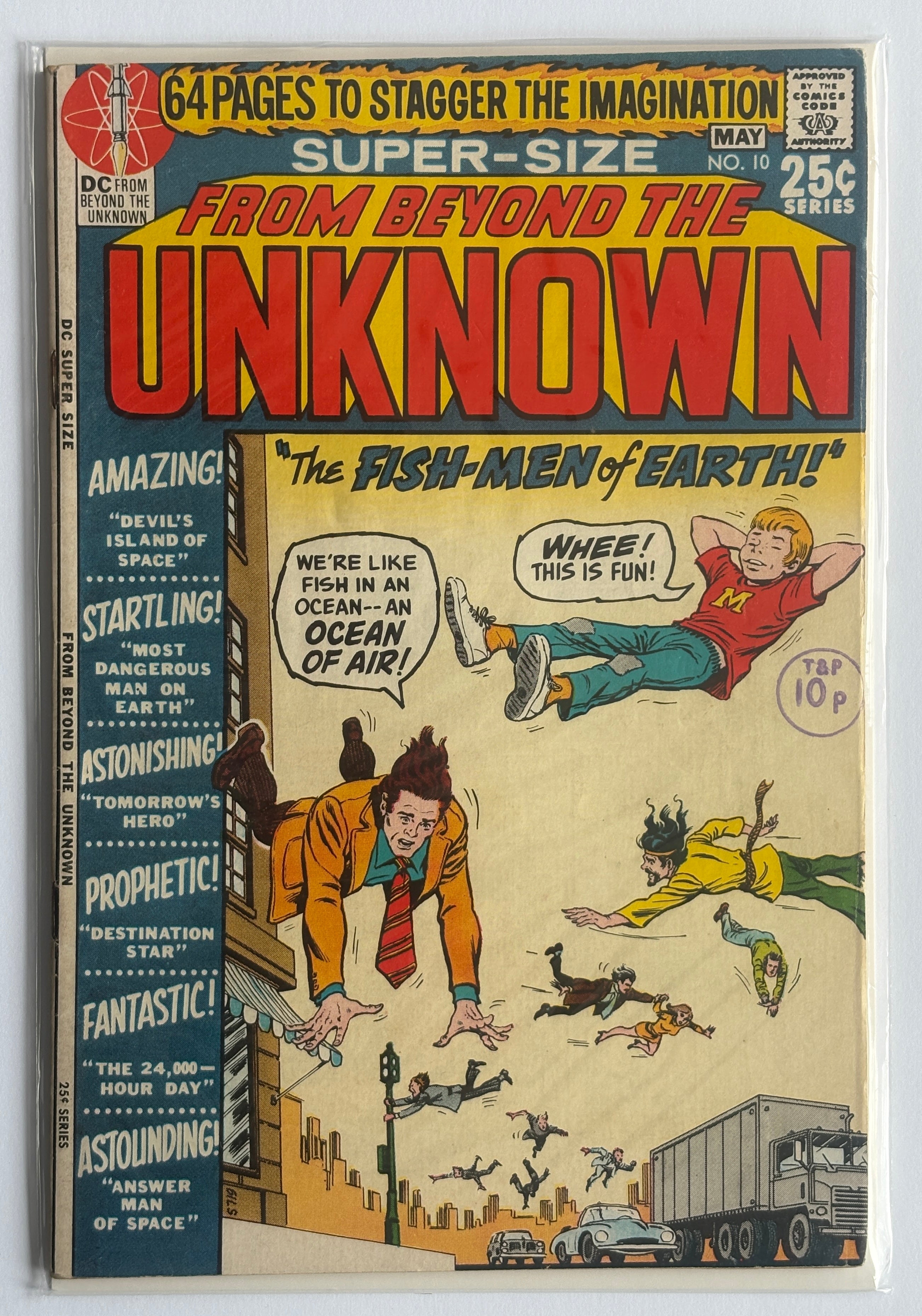 From Beyond the Unknown #10 The Fish-Men of Earth - May 1971 F/VF 7.0