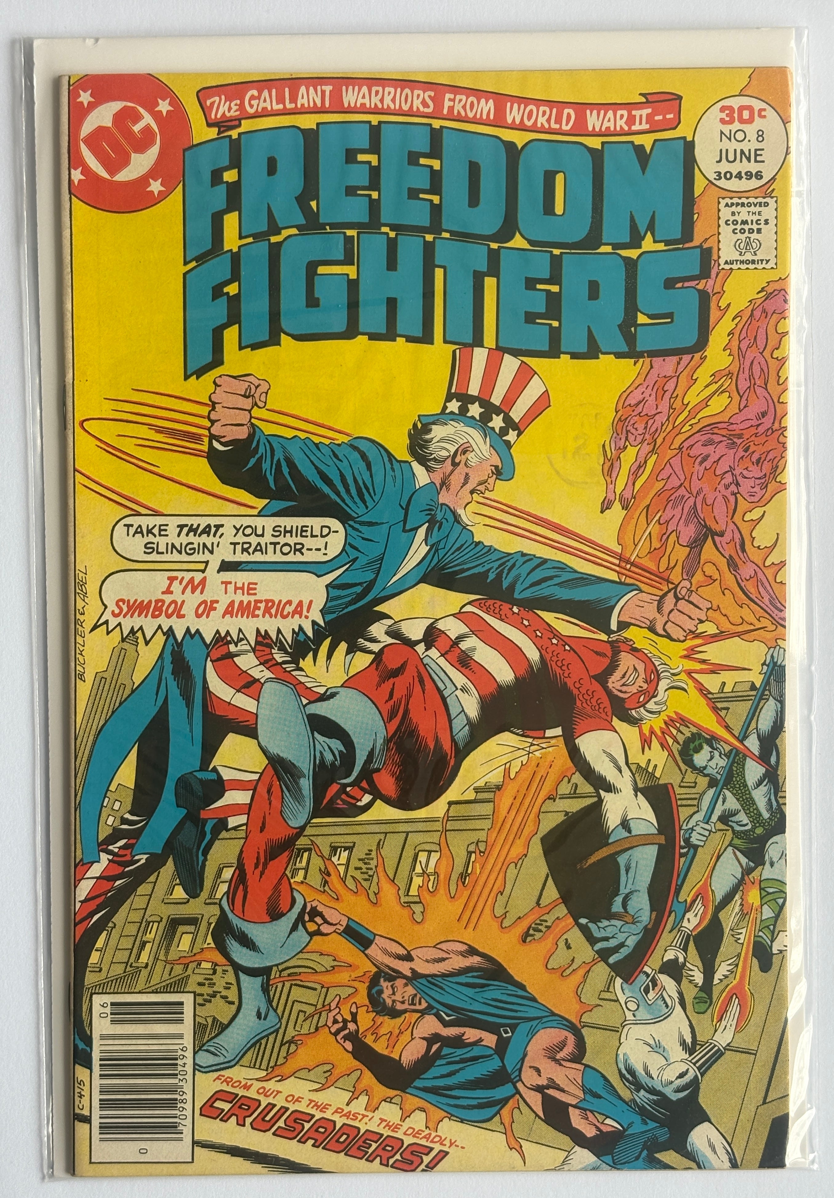 Freedom Fighters #8 - DC Comics June 1977 F/VF 7.0