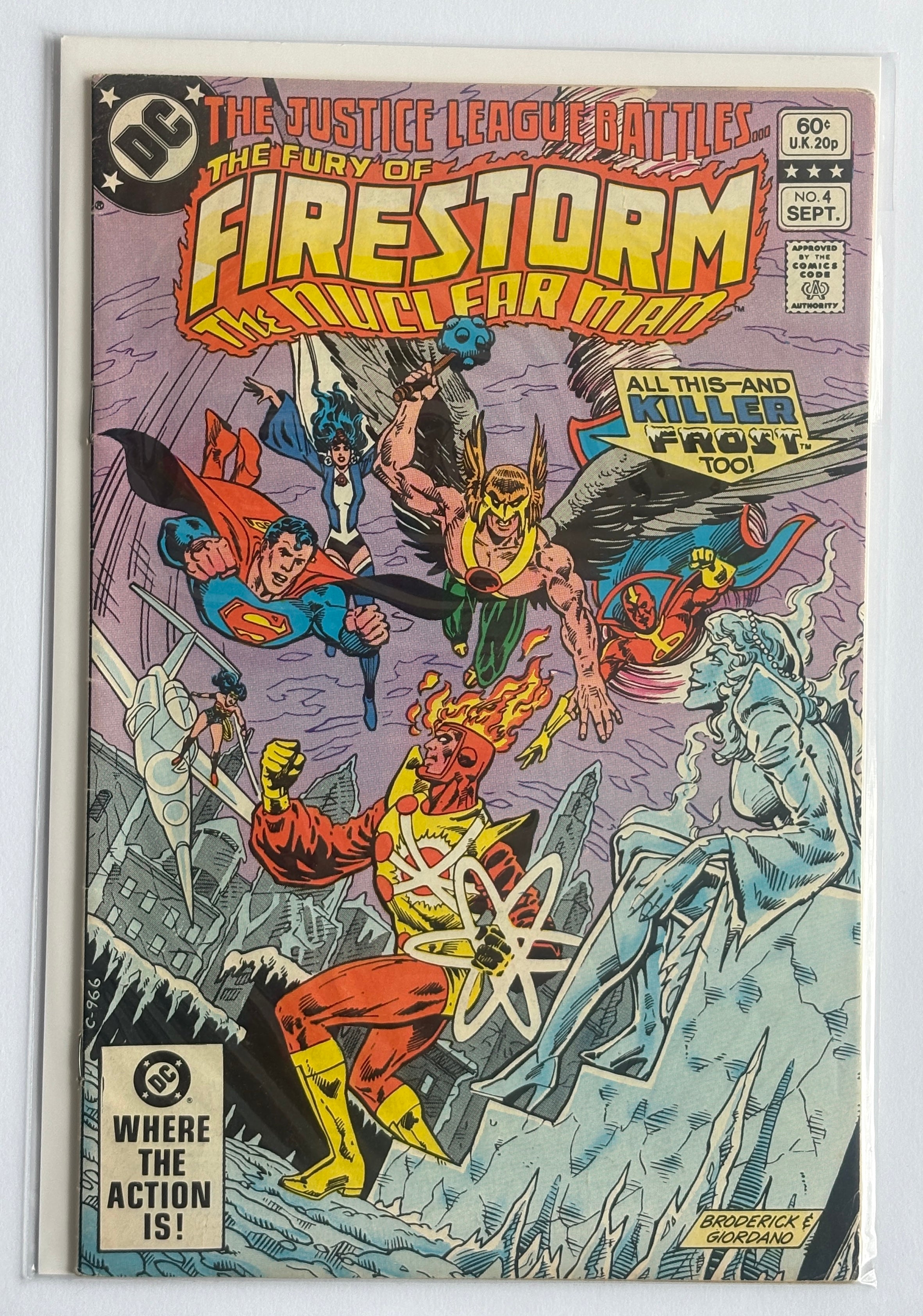 Firestorm the Nuclear Man #4 - DC Comics - September 1982 FN+ 6.5