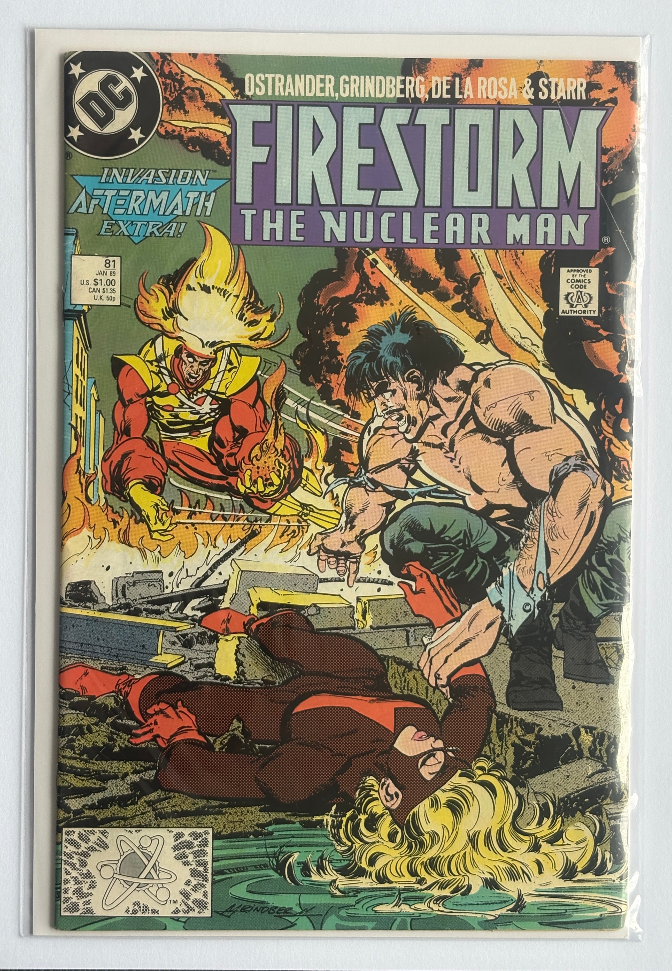 Firestorm the Nuclear Man #81 - DC Comics - January 1989 FN+ 6.5