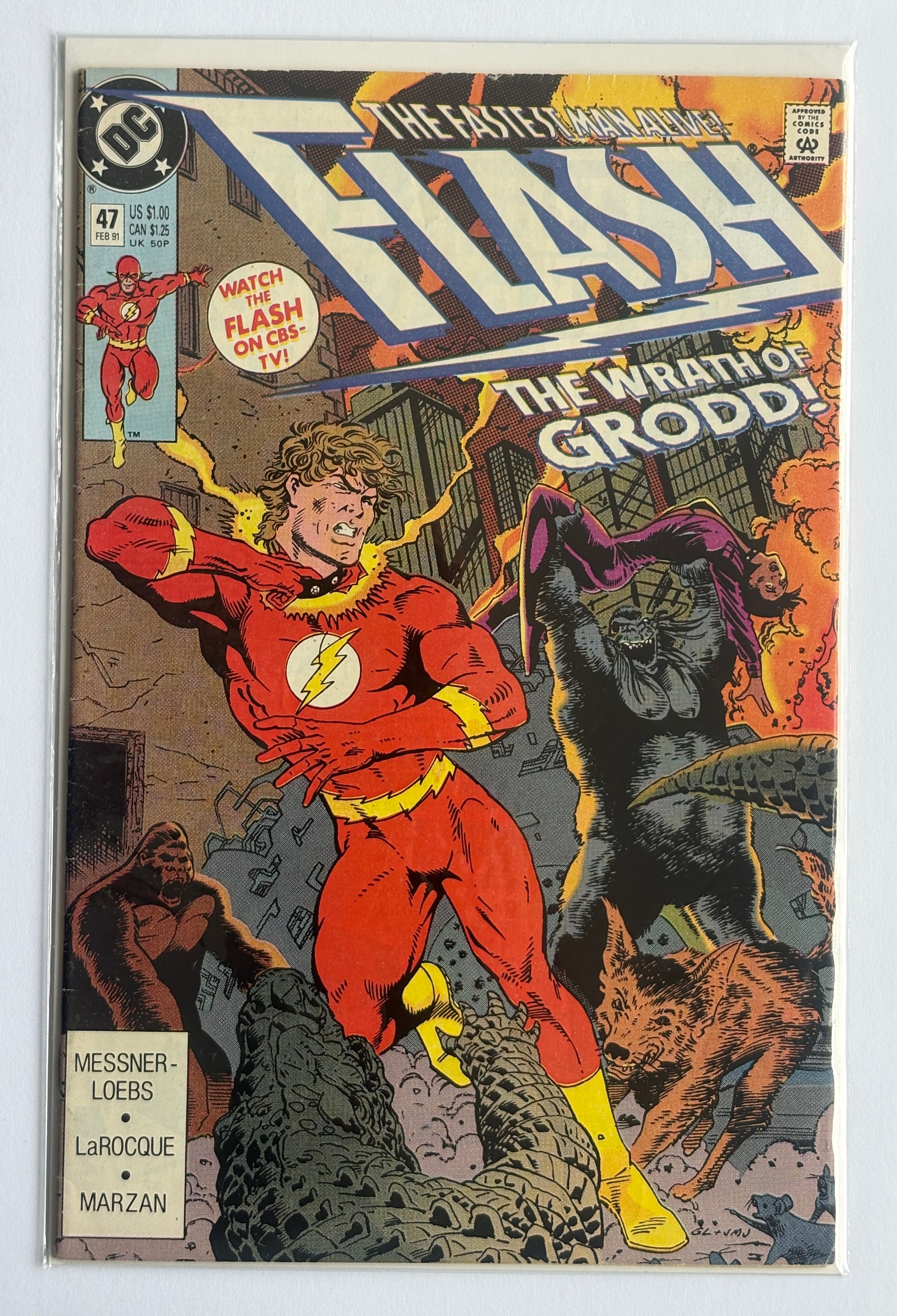 The Flash #47 - DC Comics February 1991 VG/FN 5.0