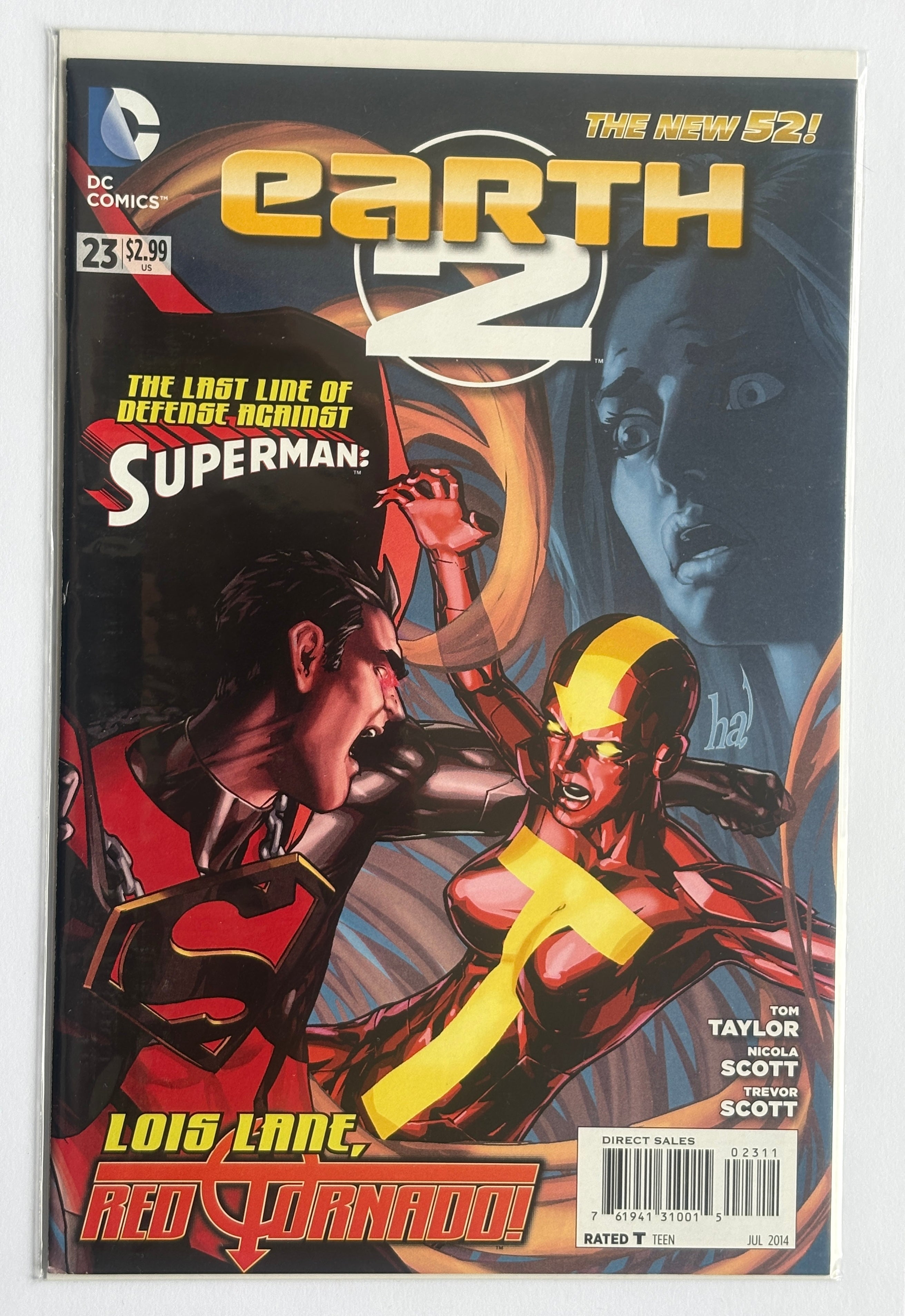 Earth 2 #23 - The New 52 - 1st Printing - DC Comics July 2014 VF+ 8.5