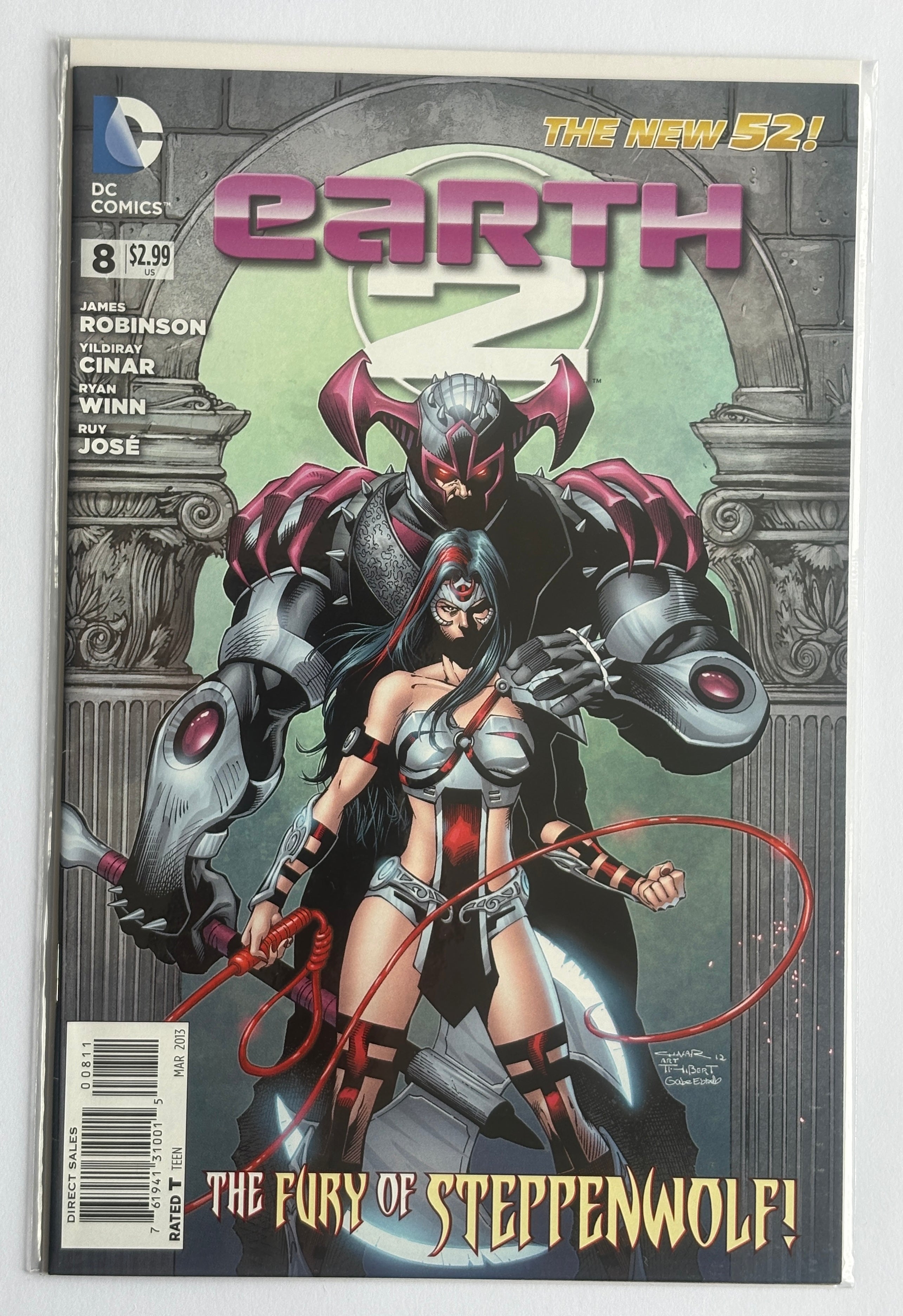 Earth 2 #8 - New 52 - 1st Printing - DC Comics - March 2013 VF- 7.5