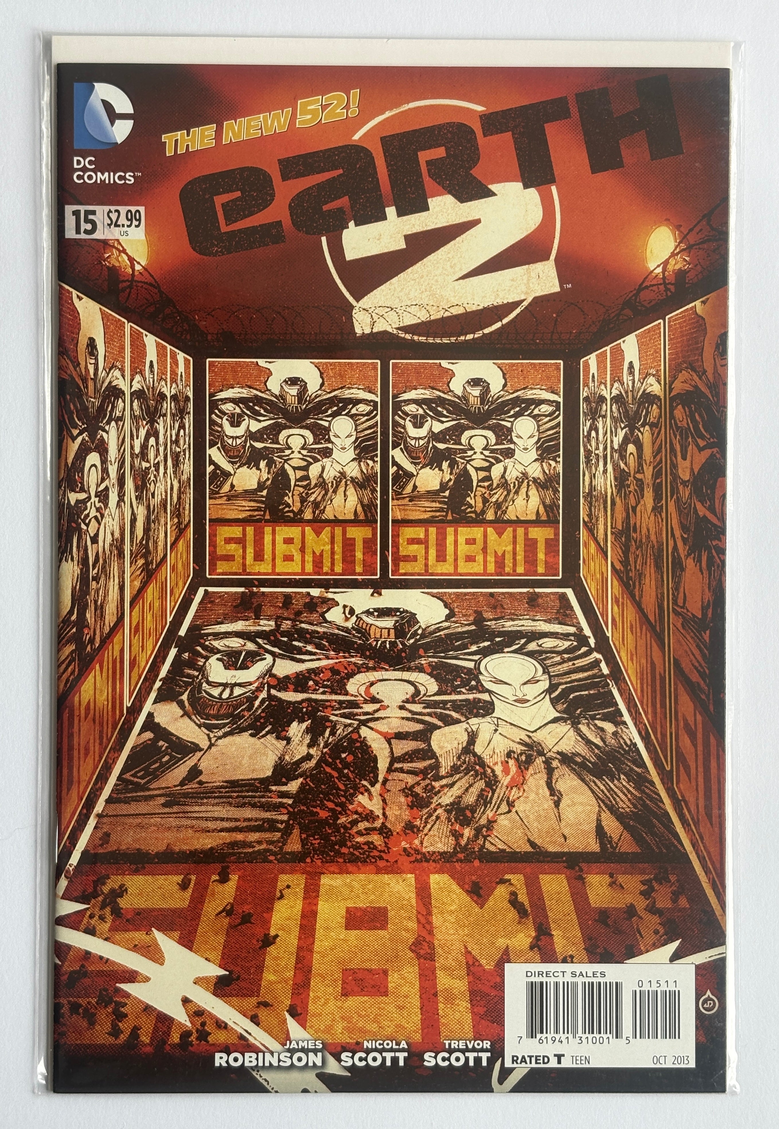 Earth 2 #15 - New 52 - 1st Printing - DC Comics - October 2013 VF- 7.5