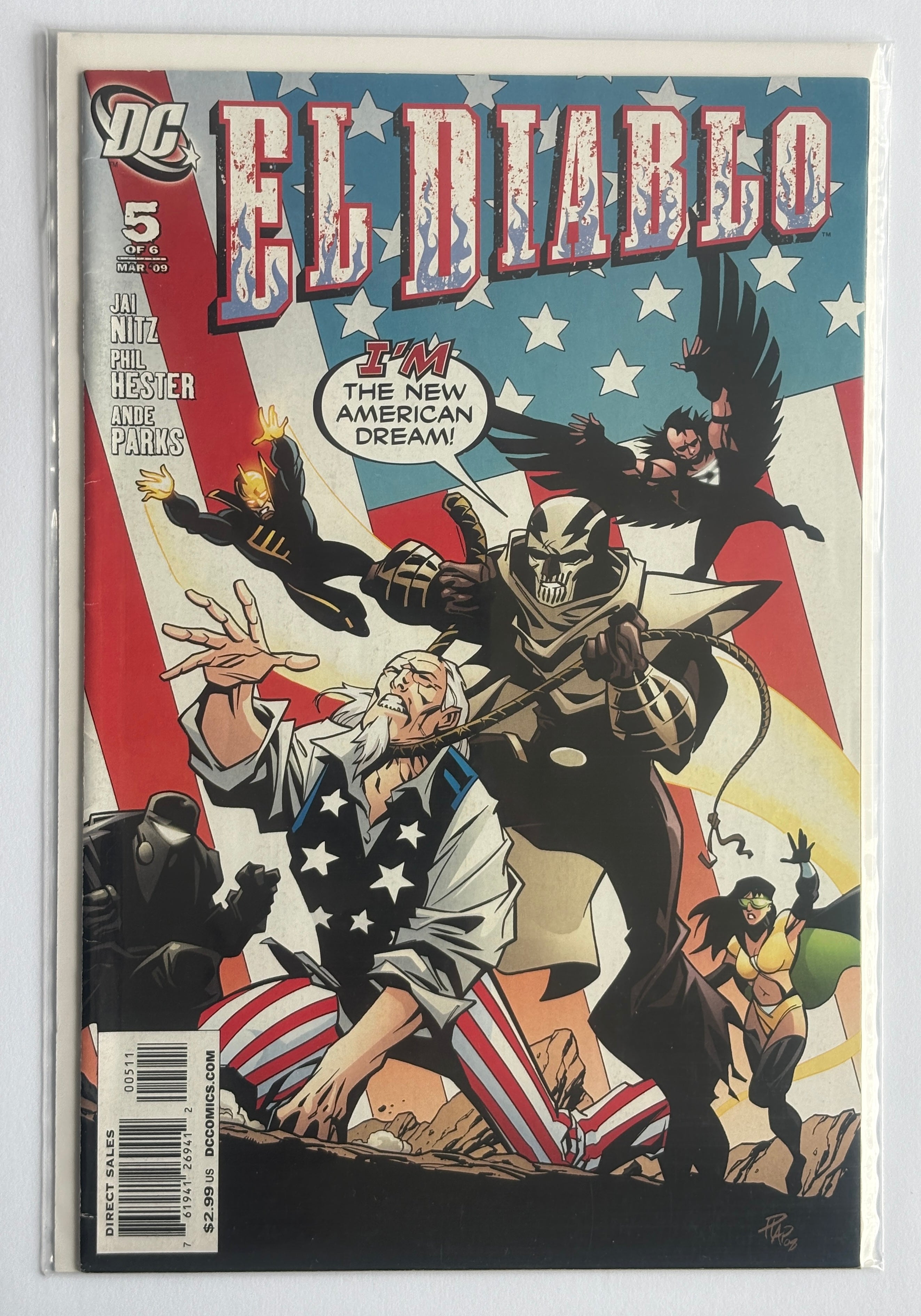 El Diablo #5 - (5 of 6) DC Comics March 2009 FN+ 6.5