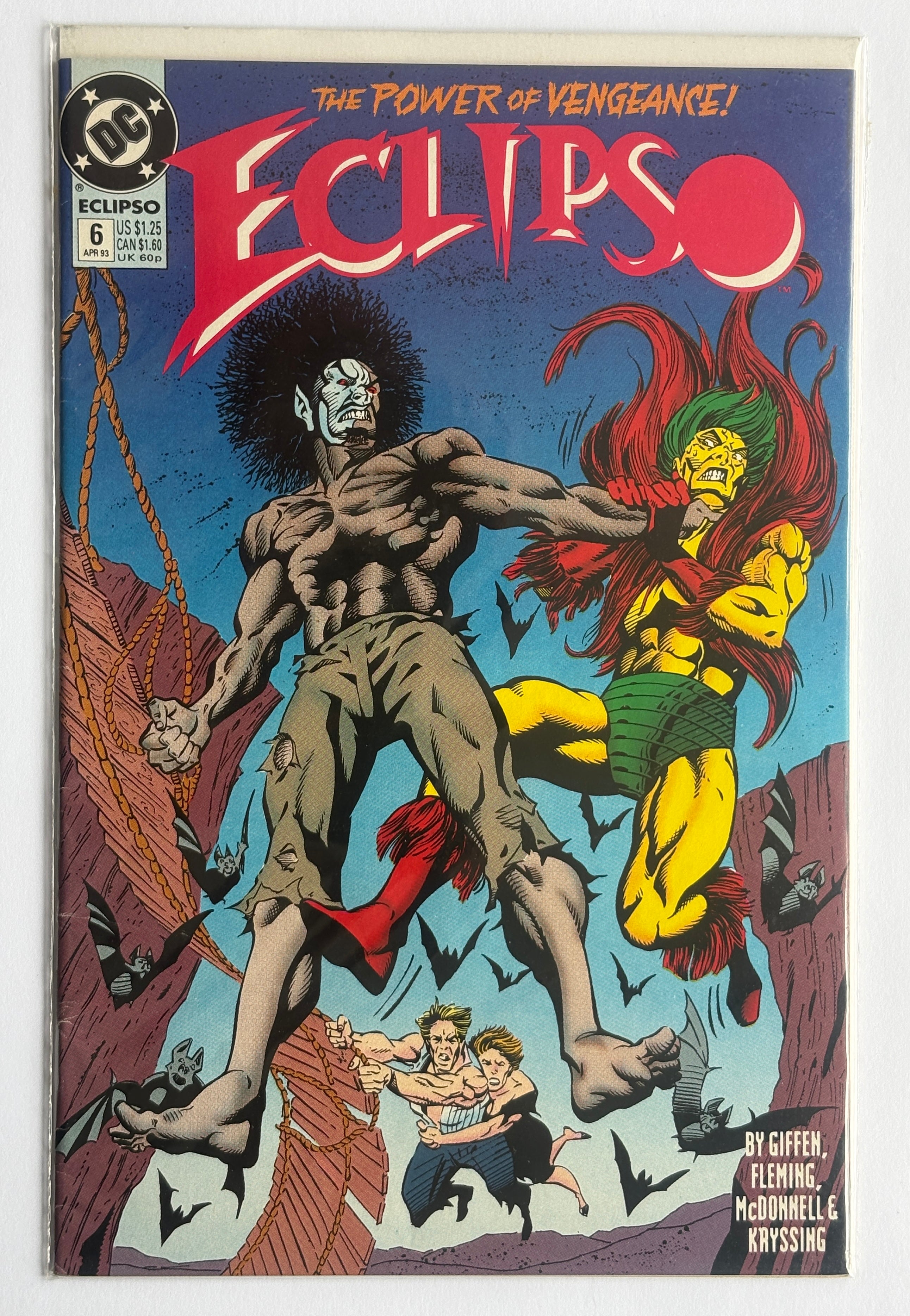 Eclipso #6 - 1st Printing DC Comics April 1993 FN+ 6.5
