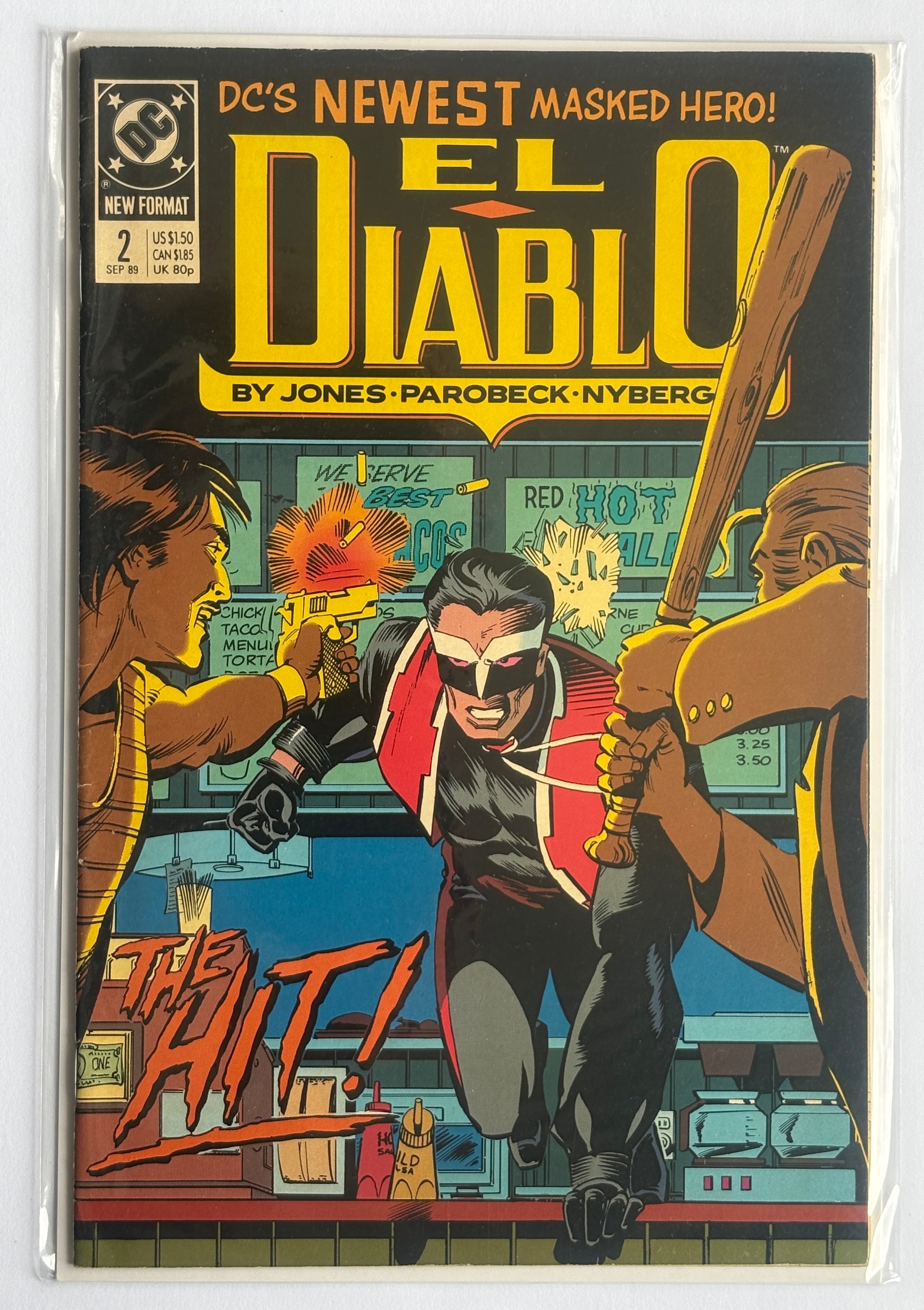 El Diablo #2 - The Hit - DC Comics September 1989 F/VF 7.0