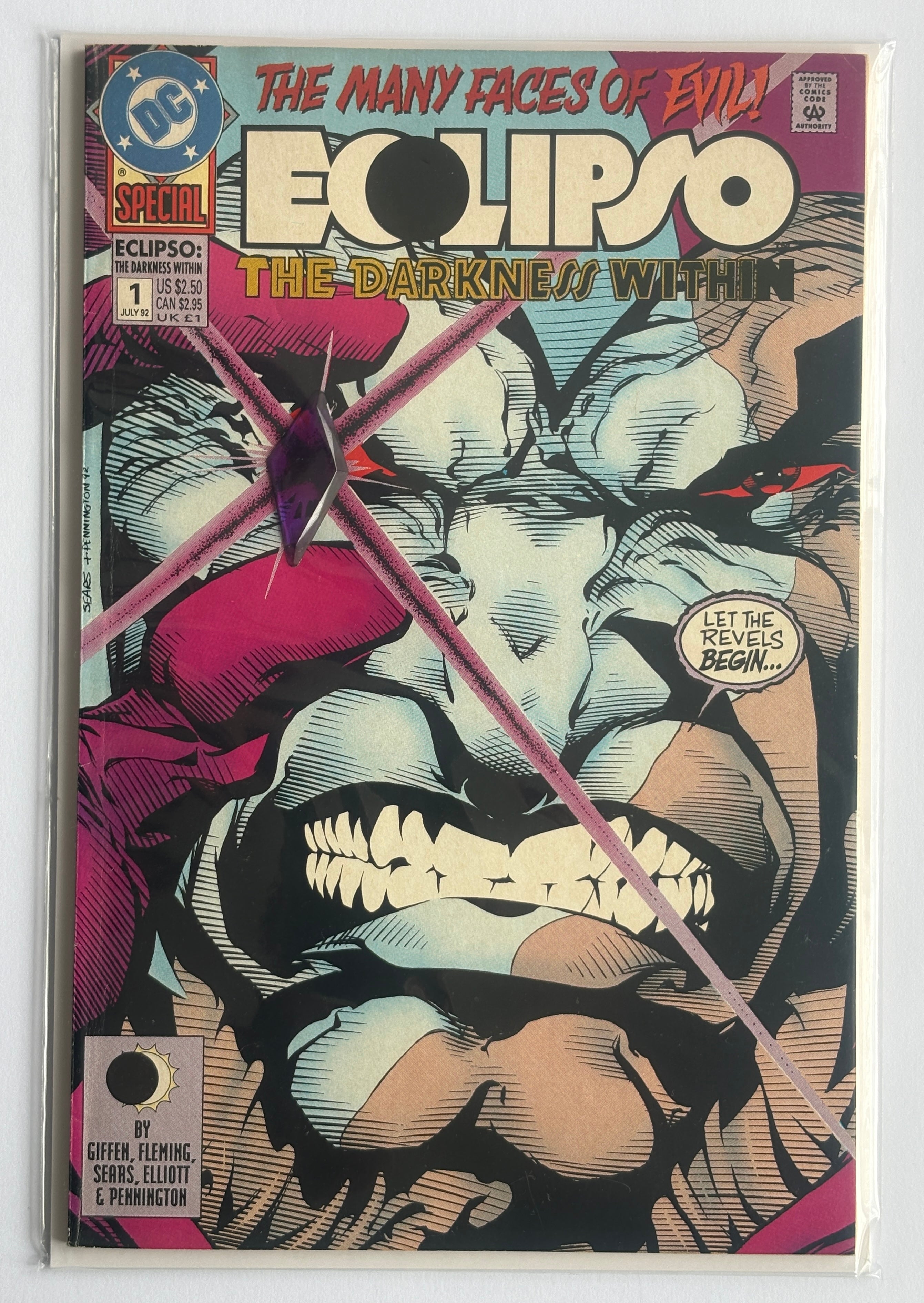 Eclipso #1 - 1st Printing DC Comics July 1992 VF/NM 9.0